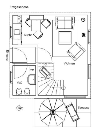 Modernes 5-Sterne-Ferienhaus im Maisonettenstil in DAMP
