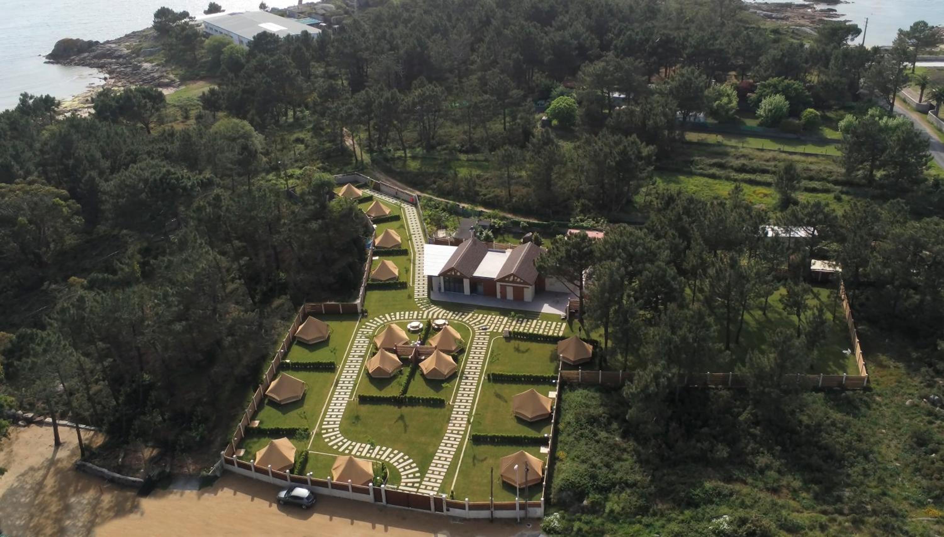 Glamping Illa de Arousa view 2