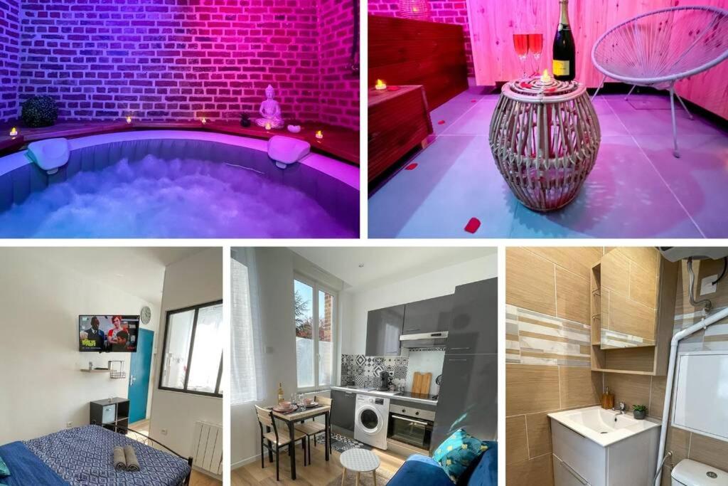 Hotel Studio Spa Privatif Netflix Unique Amiens