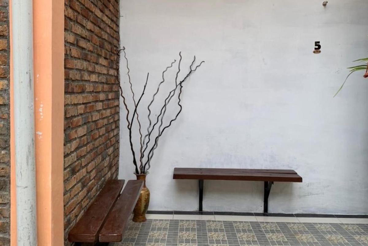 outdoor BBQ area