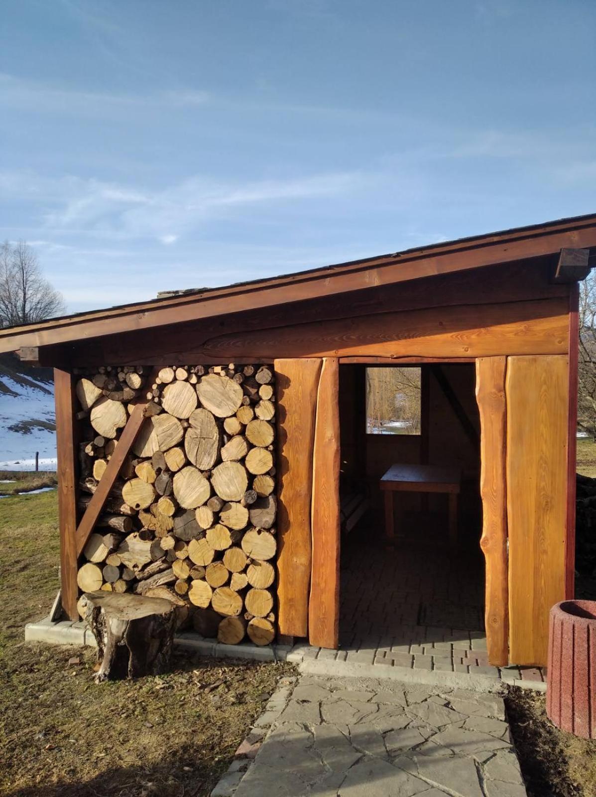 outdoor BBQ area