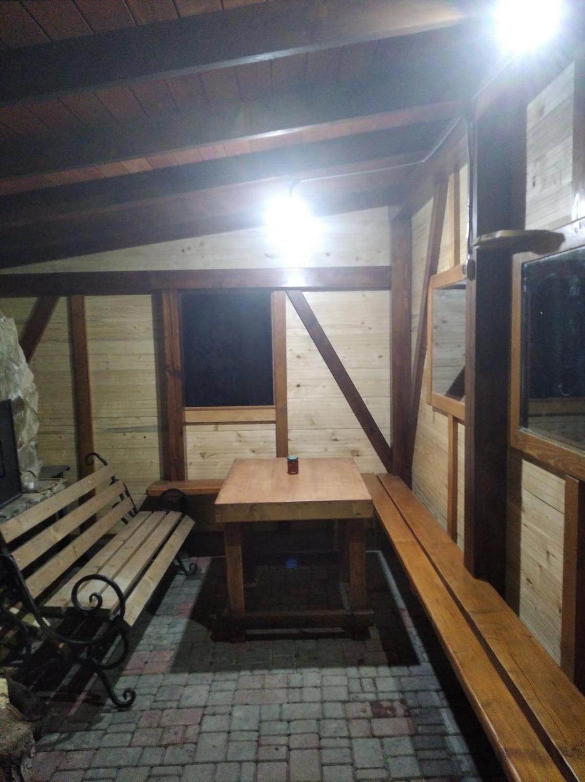 outdoor BBQ area