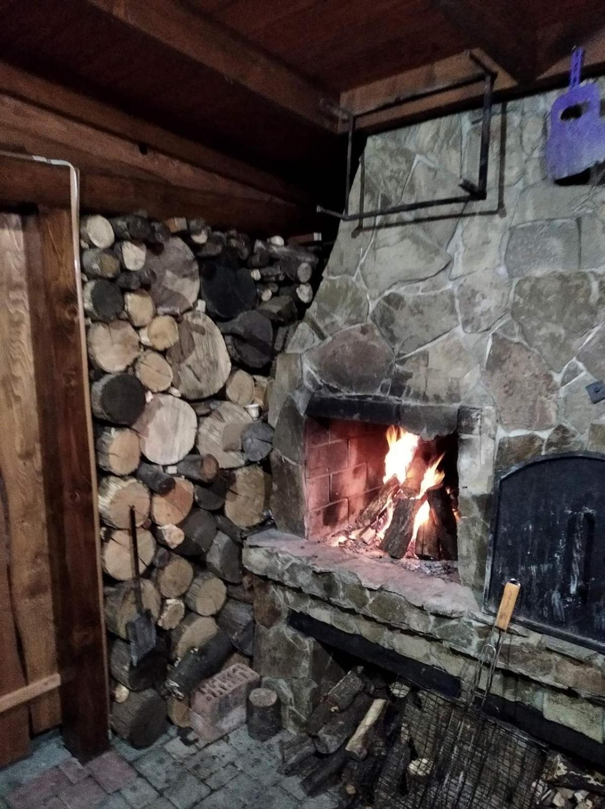 outdoor BBQ area