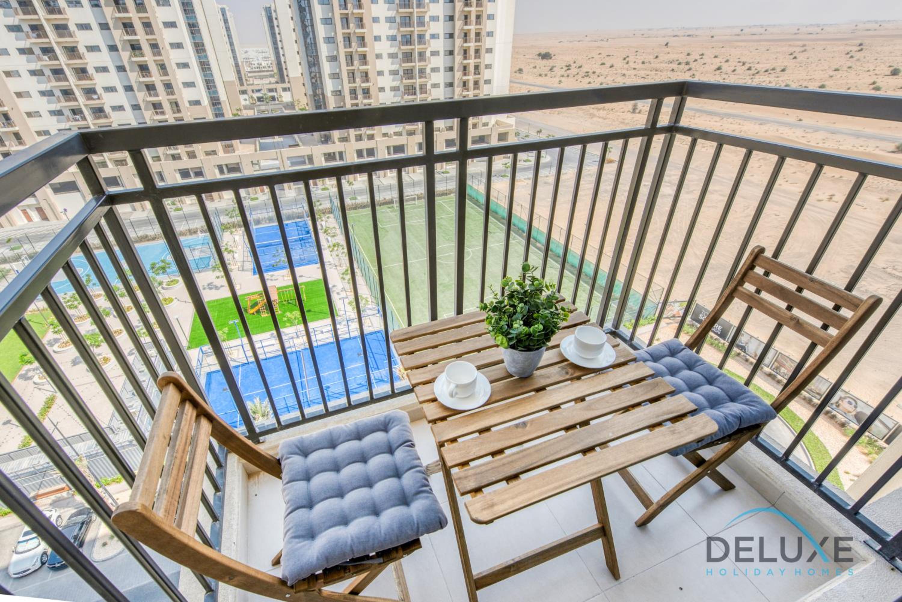 Chic 1BR in Town Square UNA Dubailand by Deluxe Holiday Homes