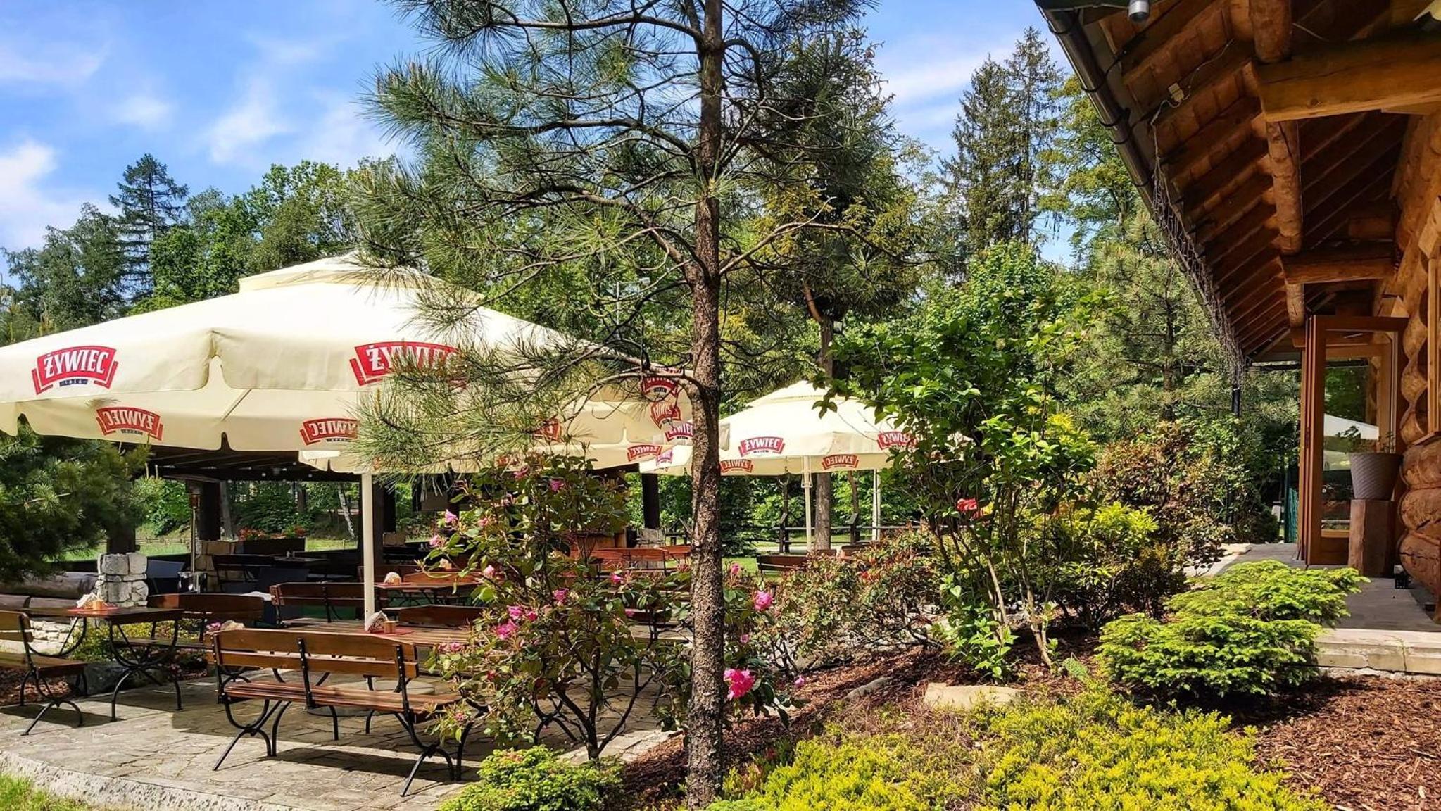 outdoor BBQ area