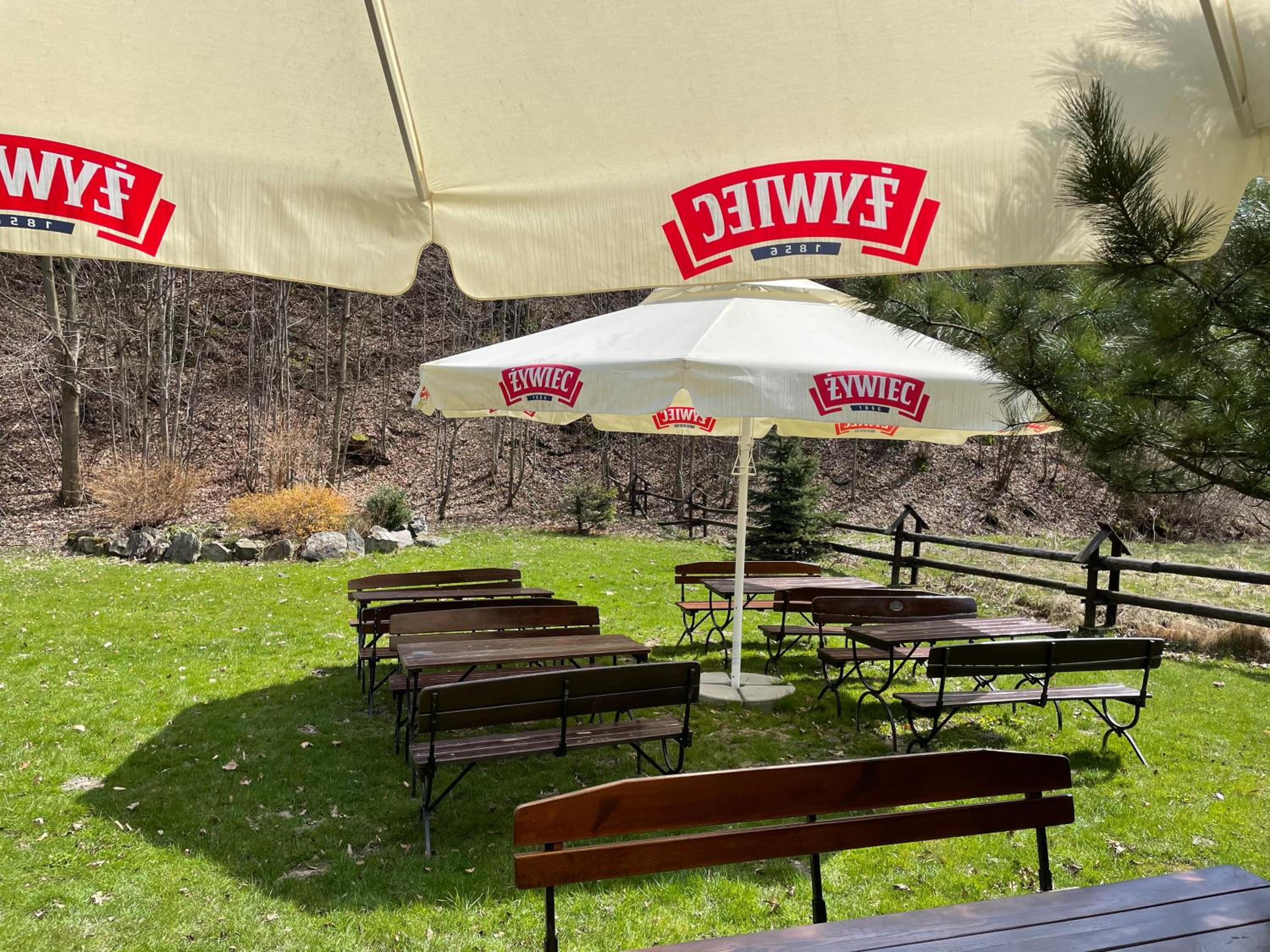 outdoor BBQ area