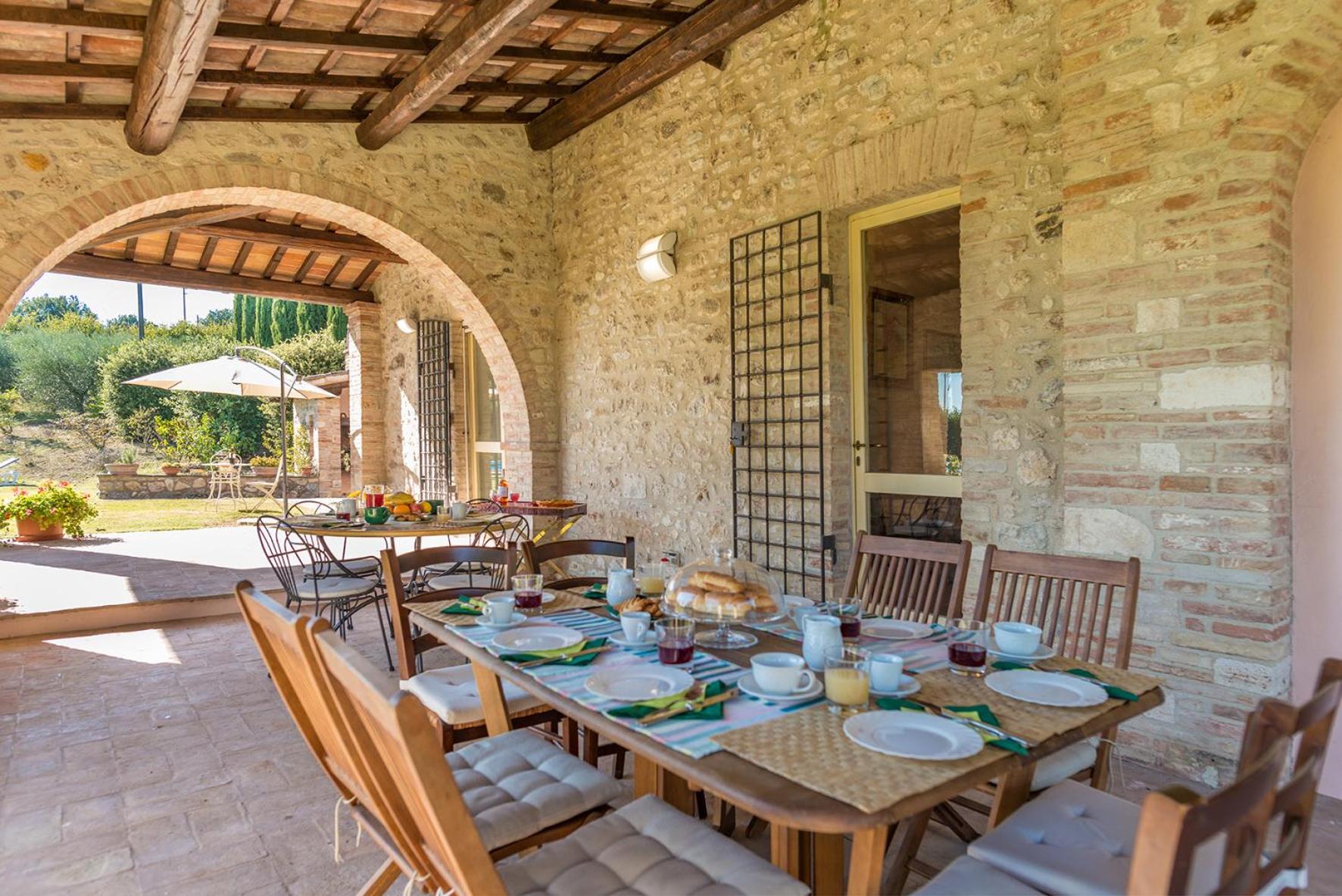 Villa Cicognola - Umbrian Hills view 4