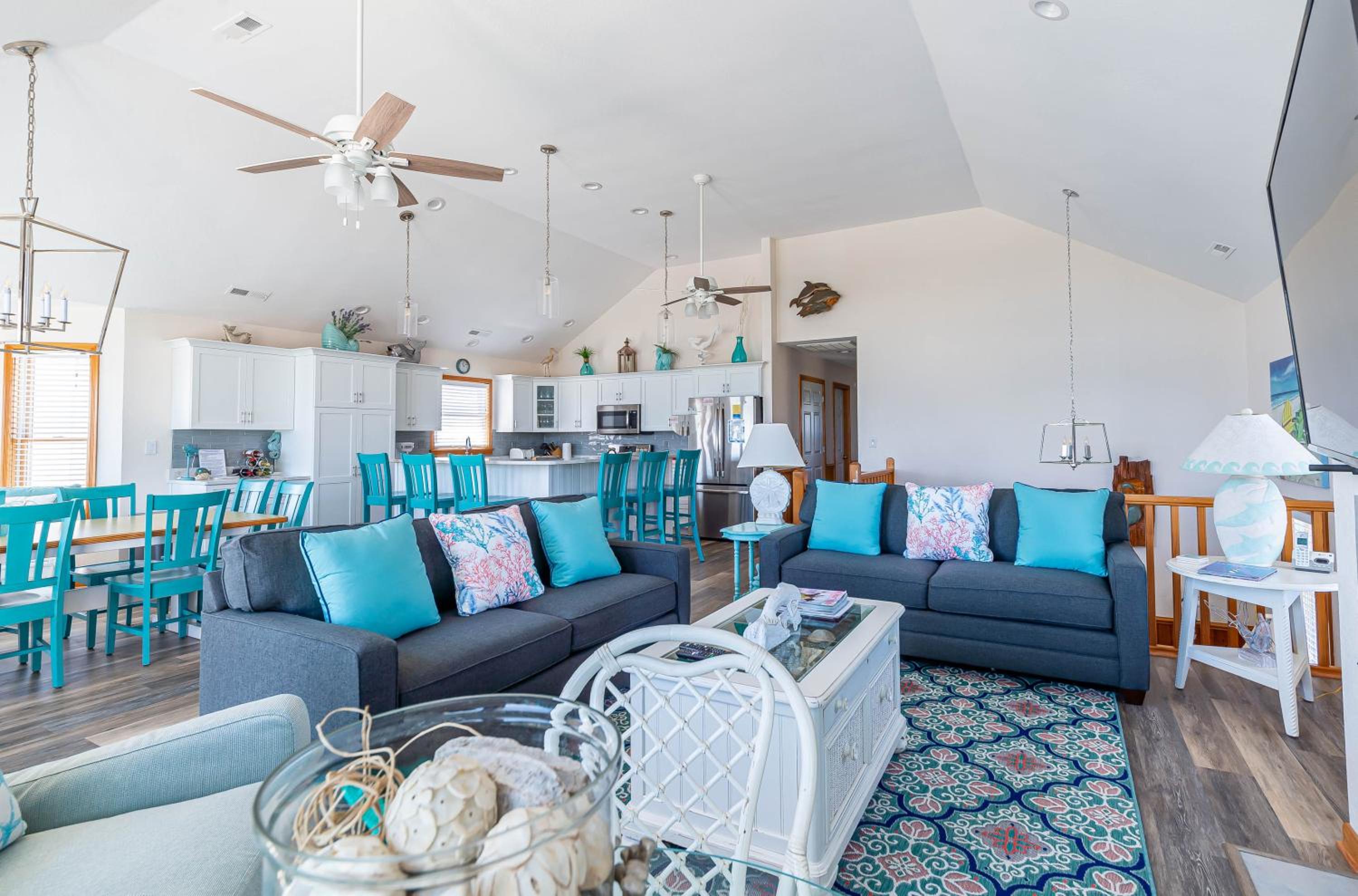 Mystic Memories - S Nags Head MP 19, Ocean View, Beach 80 Yds, Pool, Hot Tub, Close to Pier