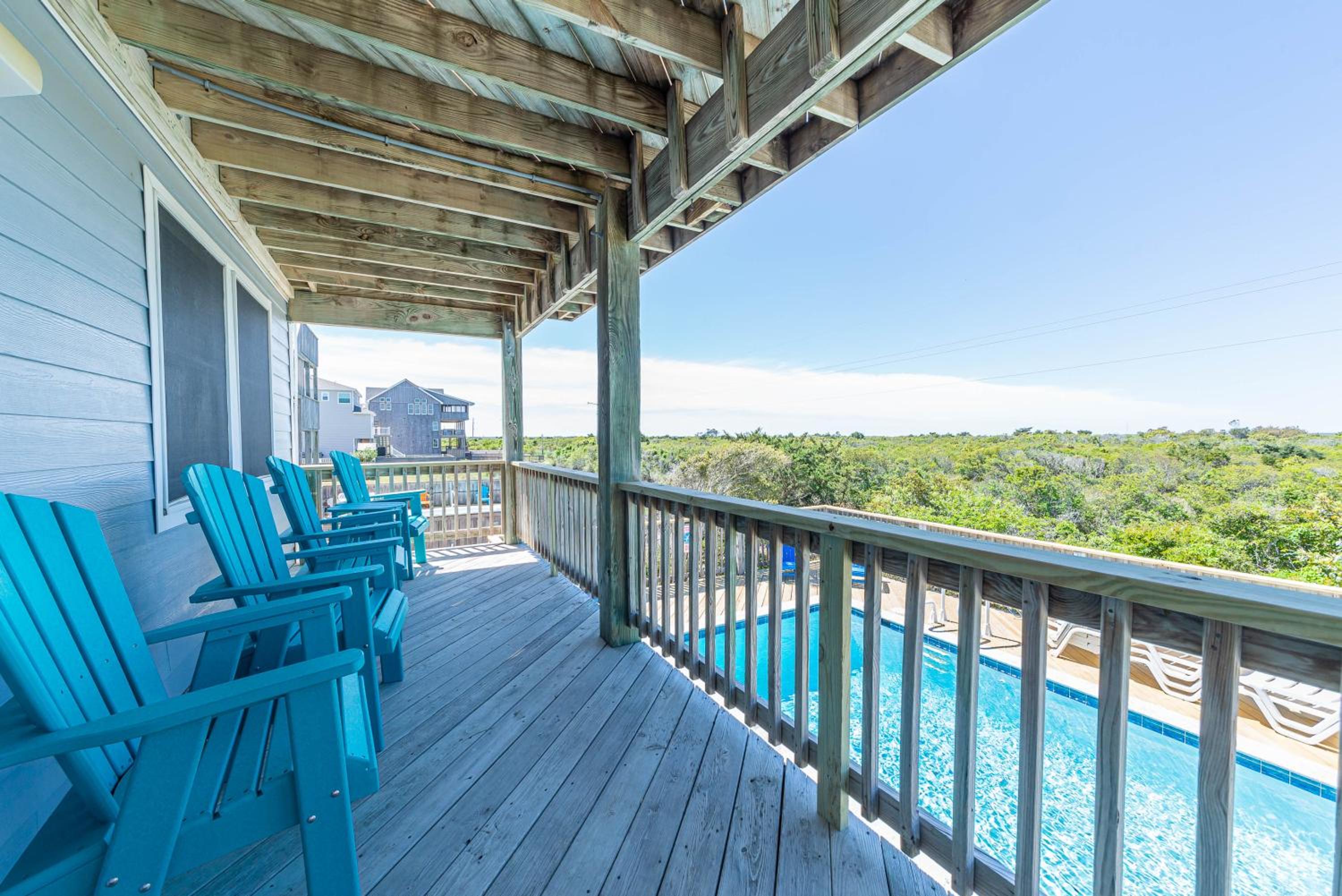 Mystic Memories - S Nags Head MP 19, Ocean View, Beach 80 Yds, Pool, Hot Tub, Close to Pier