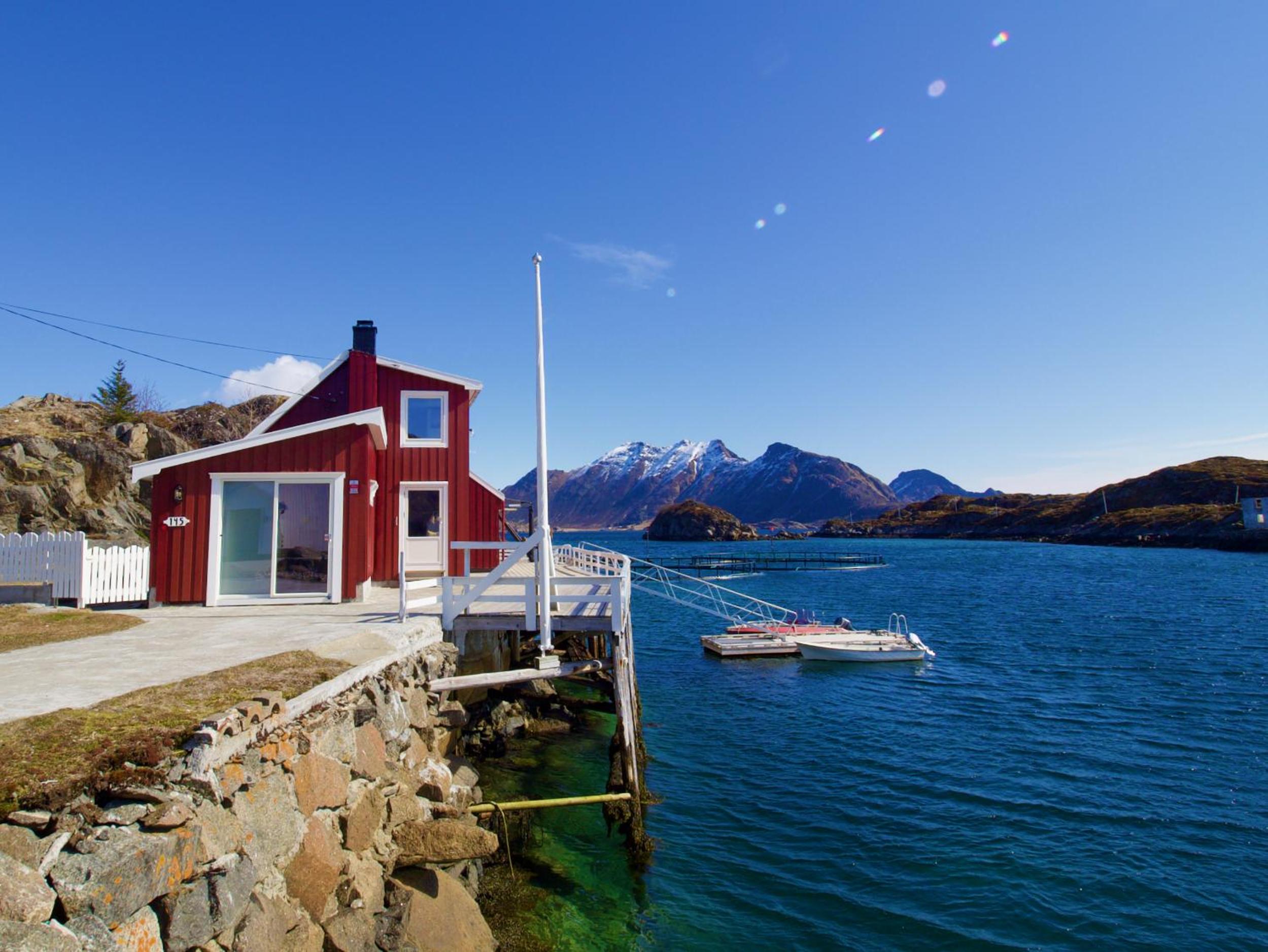 Fishermans Dock Lofoten view 3