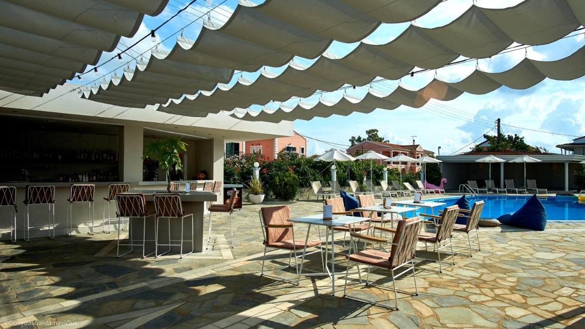 outdoor BBQ area