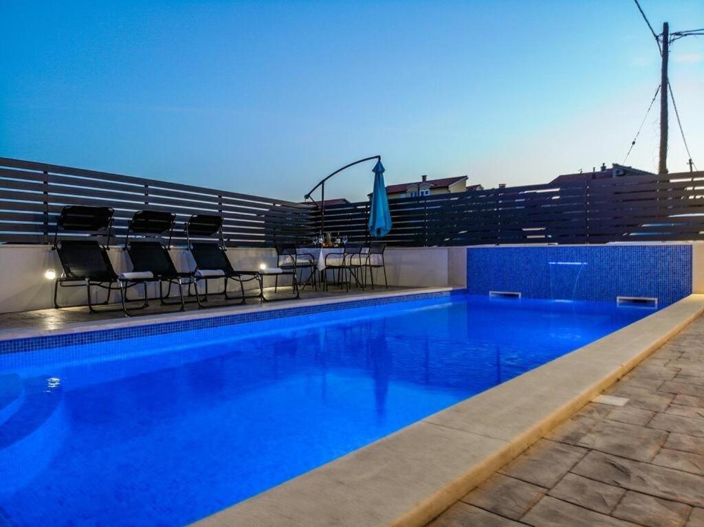 Apartments Zdene - private pool view 3
