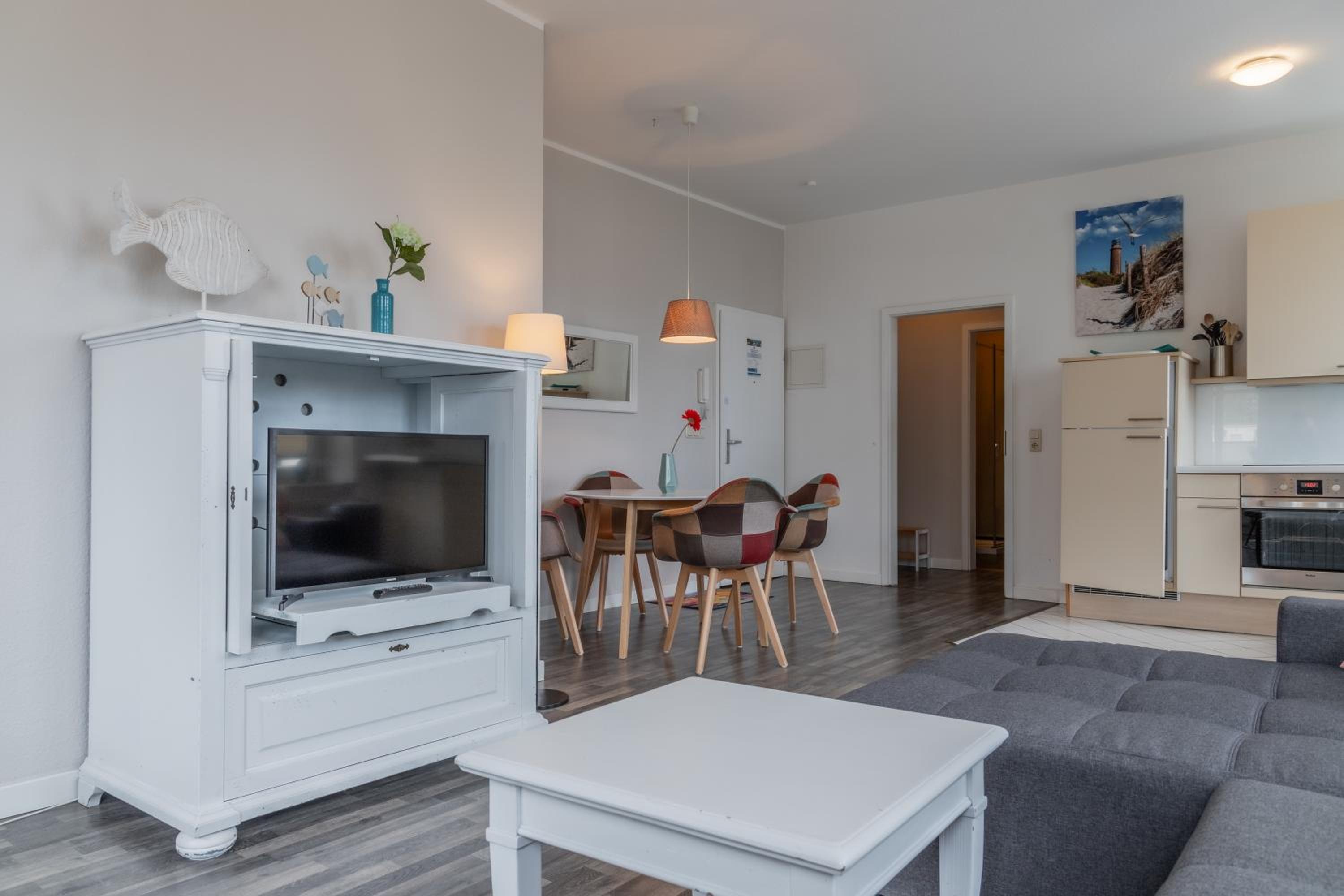 strandnahe 2-Raum-Ferienwohnung im Zentrum - Residenz Strandeck FeWo 02
