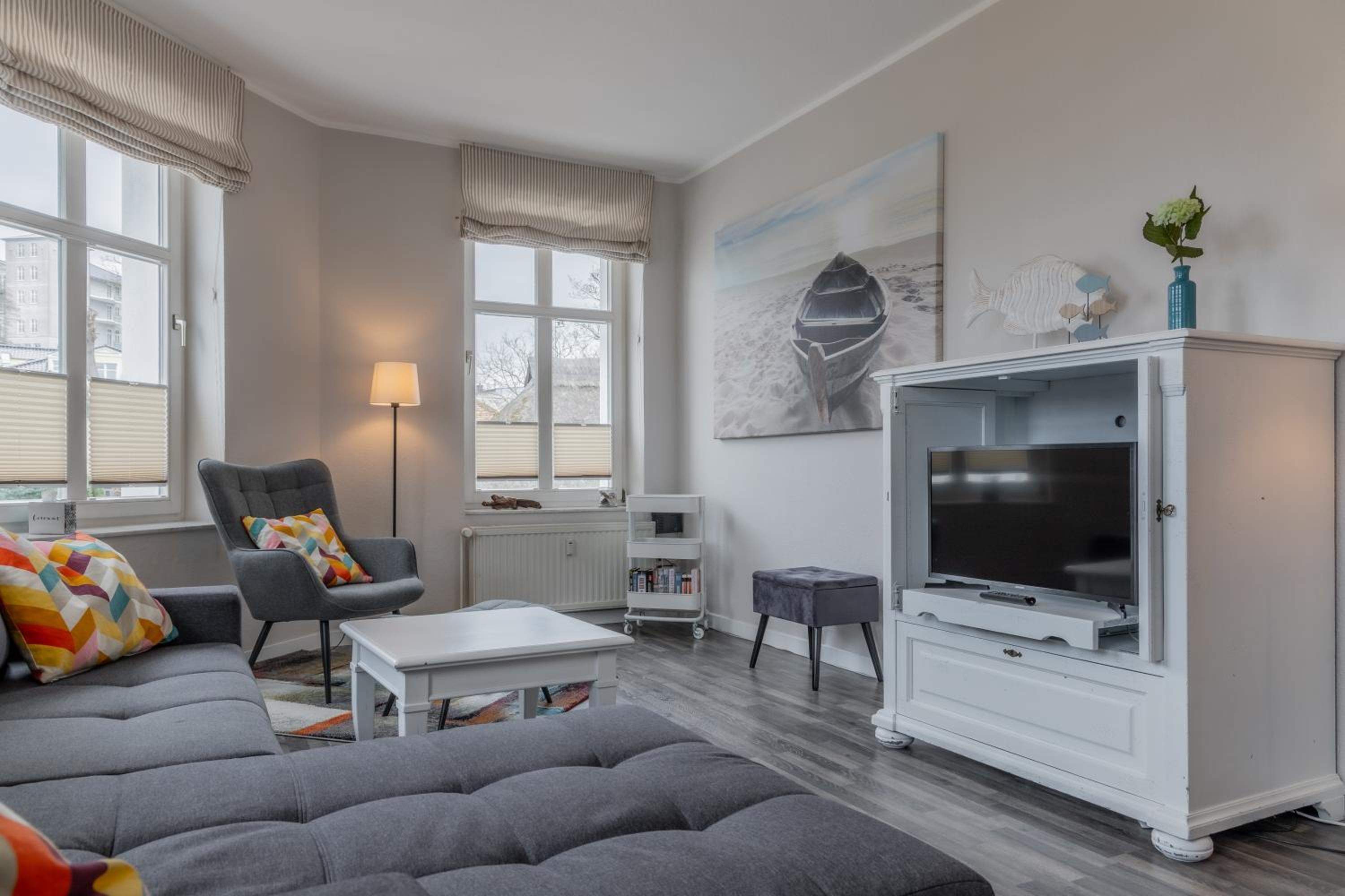 strandnahe 2-Raum-Ferienwohnung im Zentrum - Residenz Strandeck FeWo 02