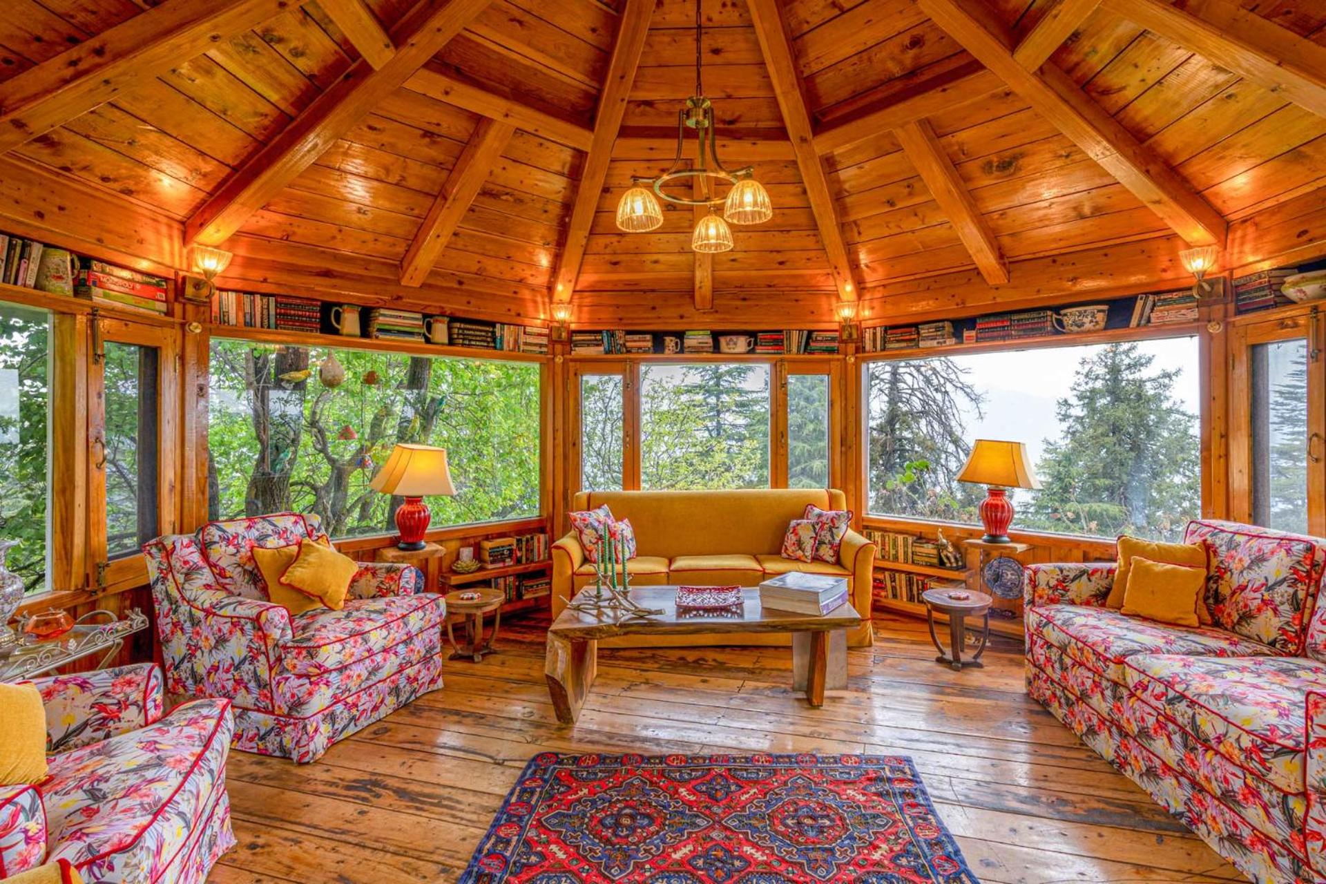 StayVista at Violet Hill with Bonfire, Gazebo & Hill View view 3