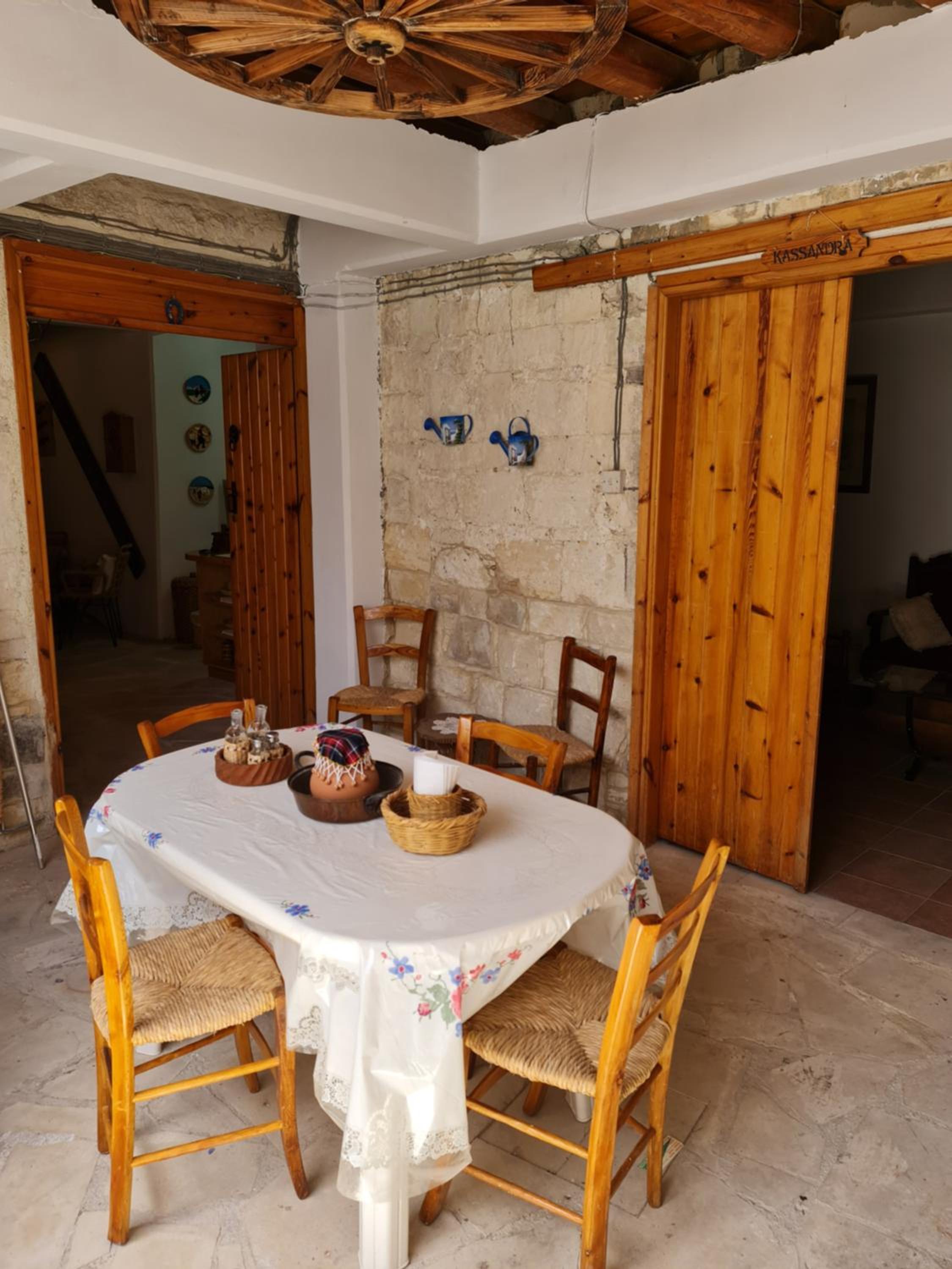 Kassandras place in Omodos village