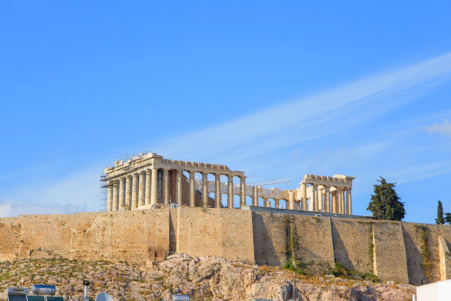 Acropolis Area Flat with Parthenon Views