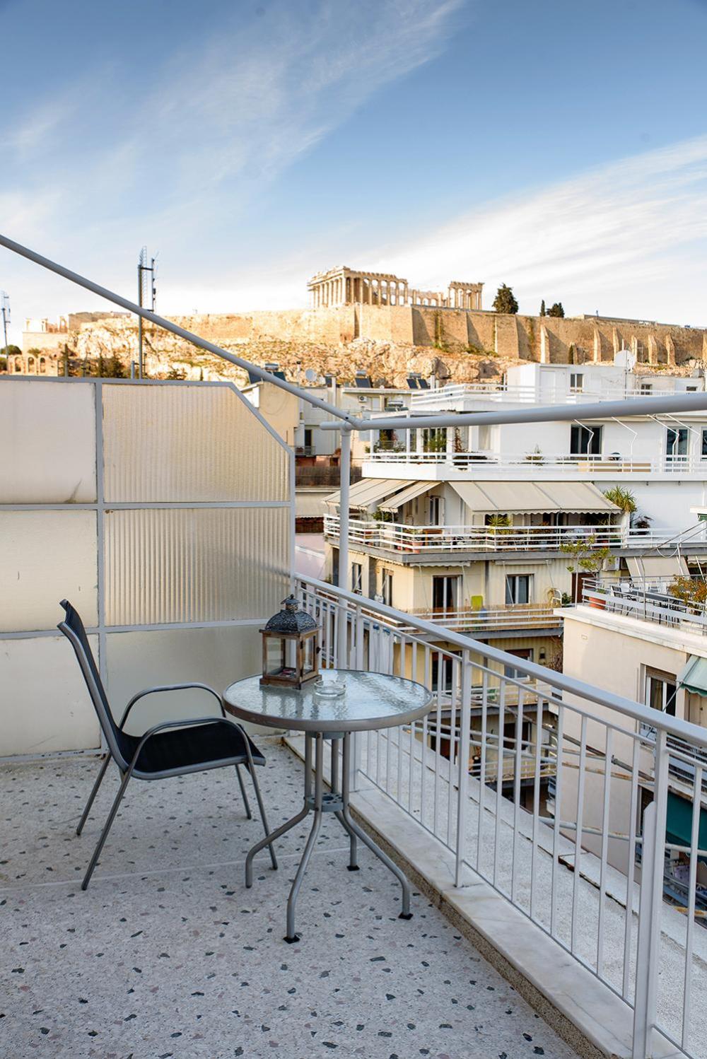 Acropolis Area Flat with Parthenon Views