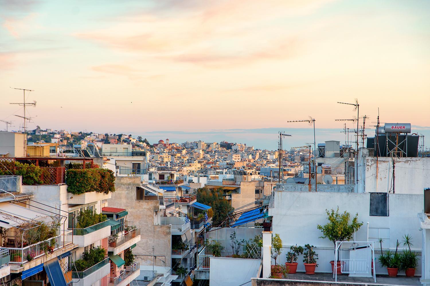 Acropolis Area Flat with Parthenon Views