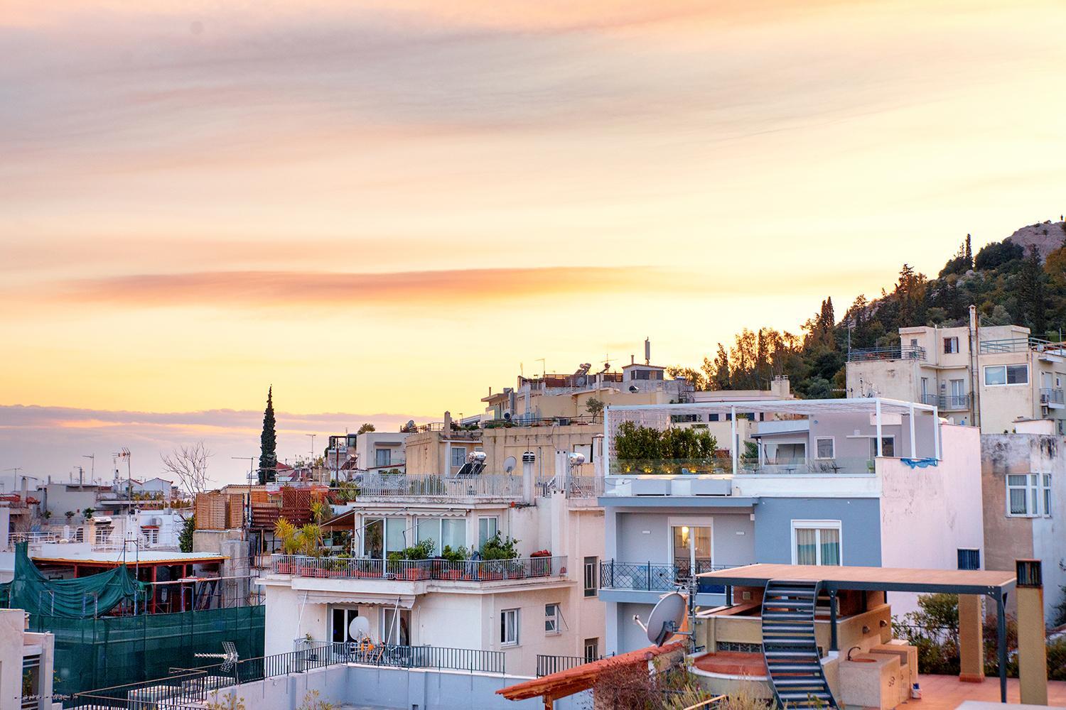 Acropolis Area Flat with Parthenon Views