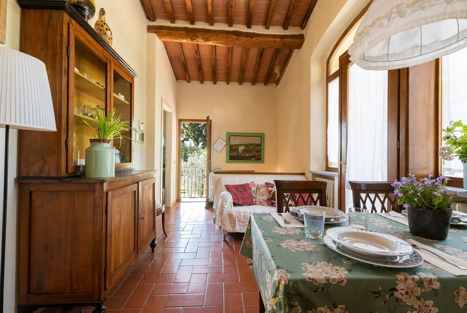 Casa il Cipresso, in the heart of Chianti with swimming pool view 3