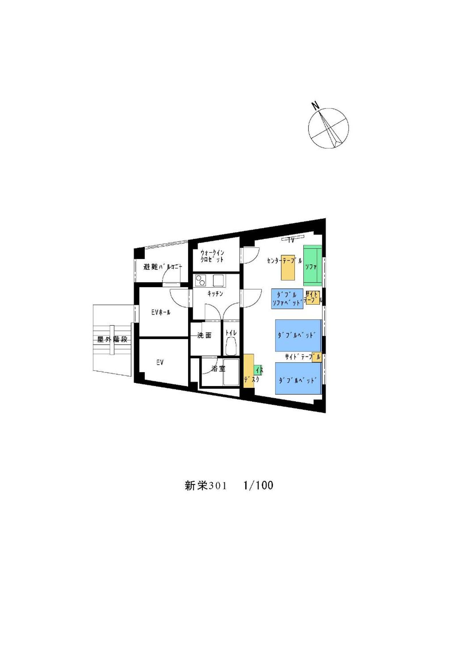 ケイアイコンホテルズ 新栄301 view 2