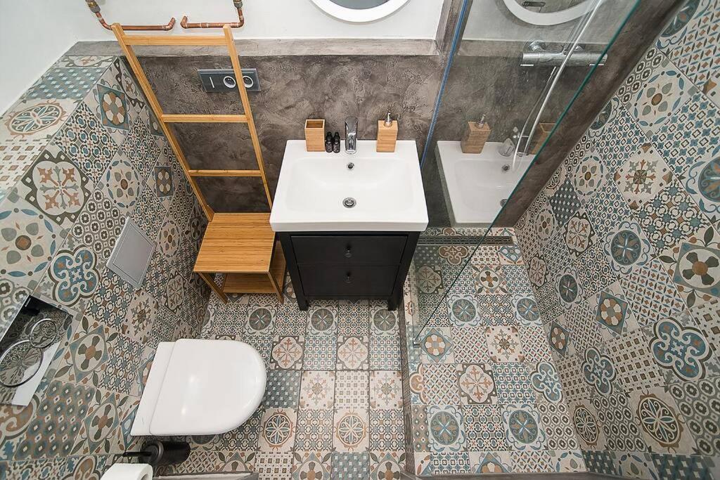 Central designer studio by beautiful park & church