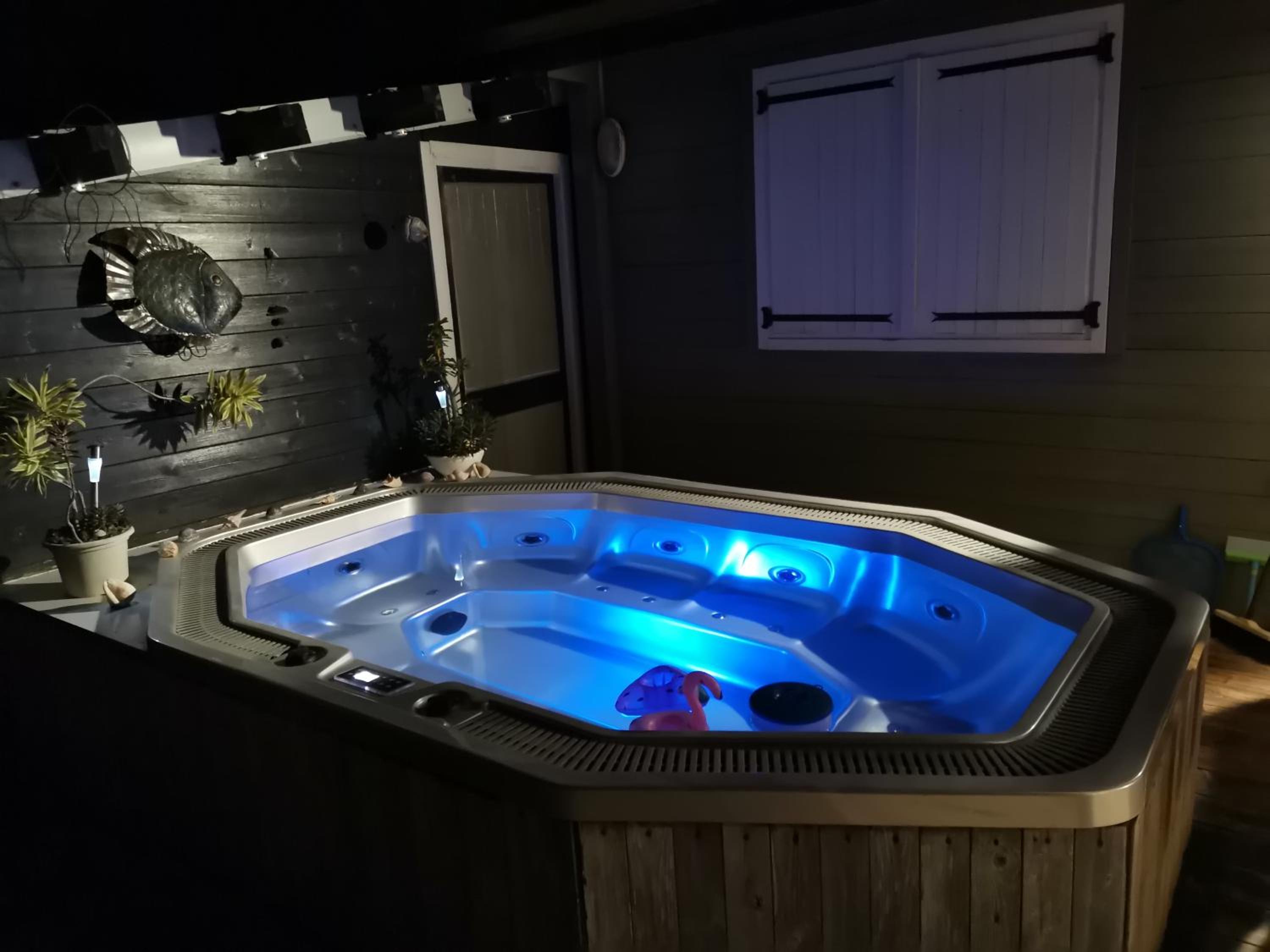 Bungalow La Perle - Jacuzzi - Piscine view 5