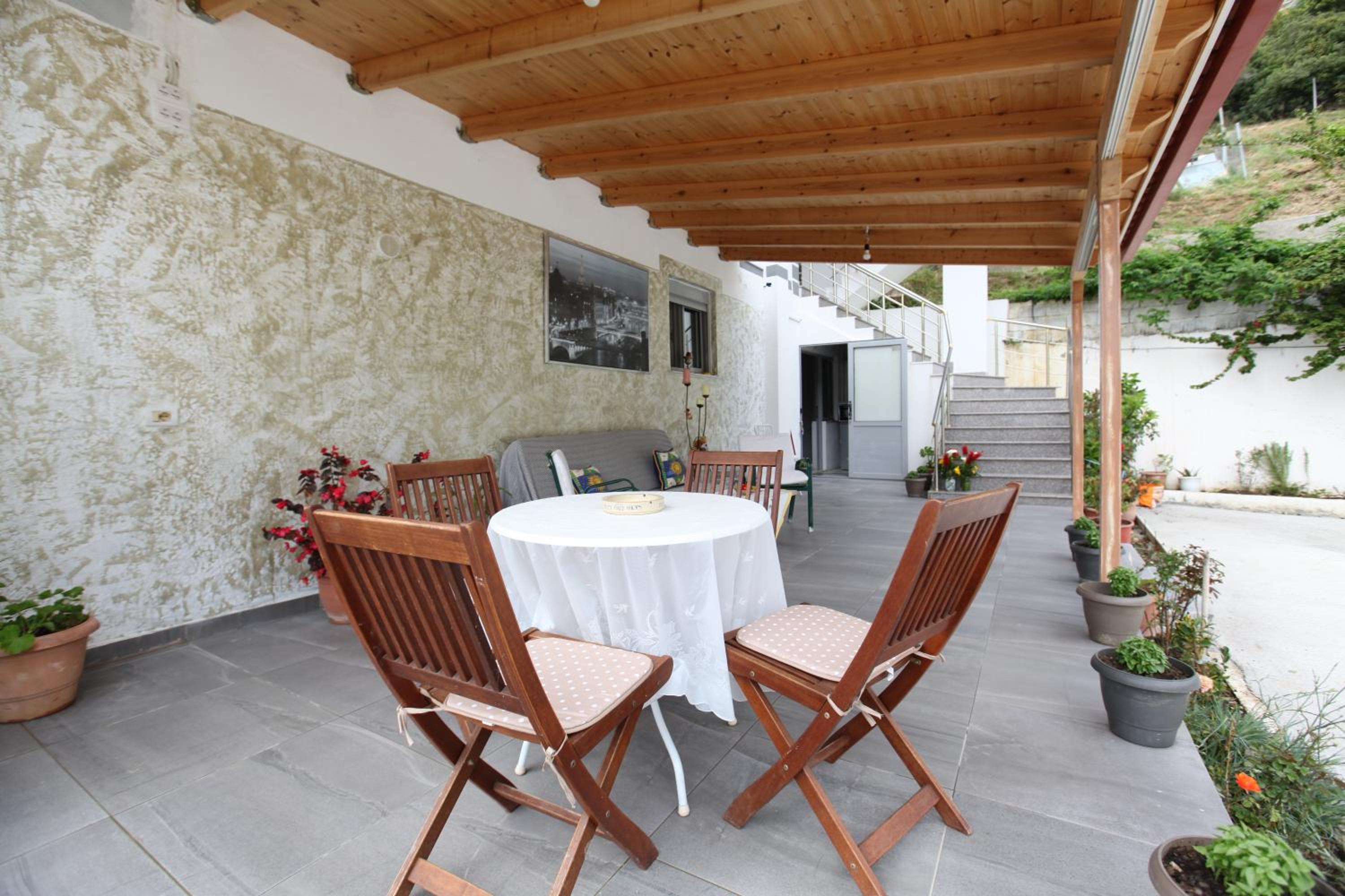 outdoor BBQ area
