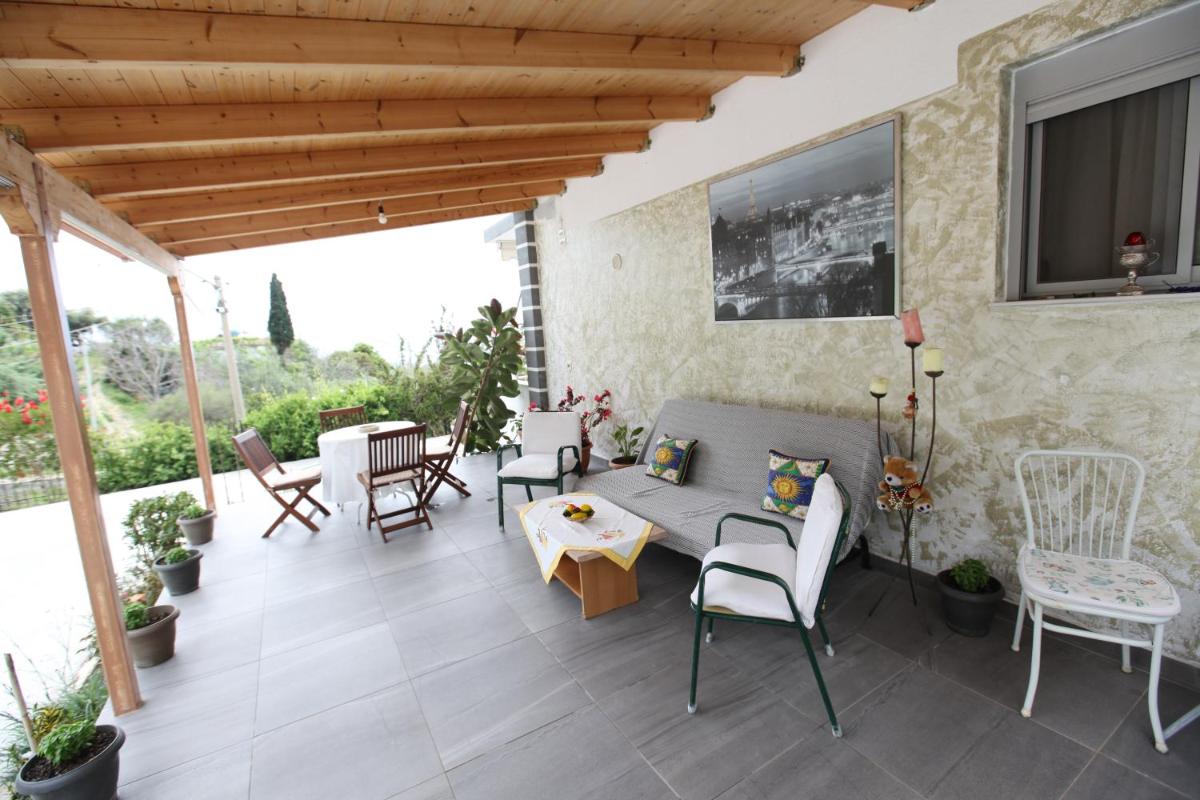 outdoor BBQ area