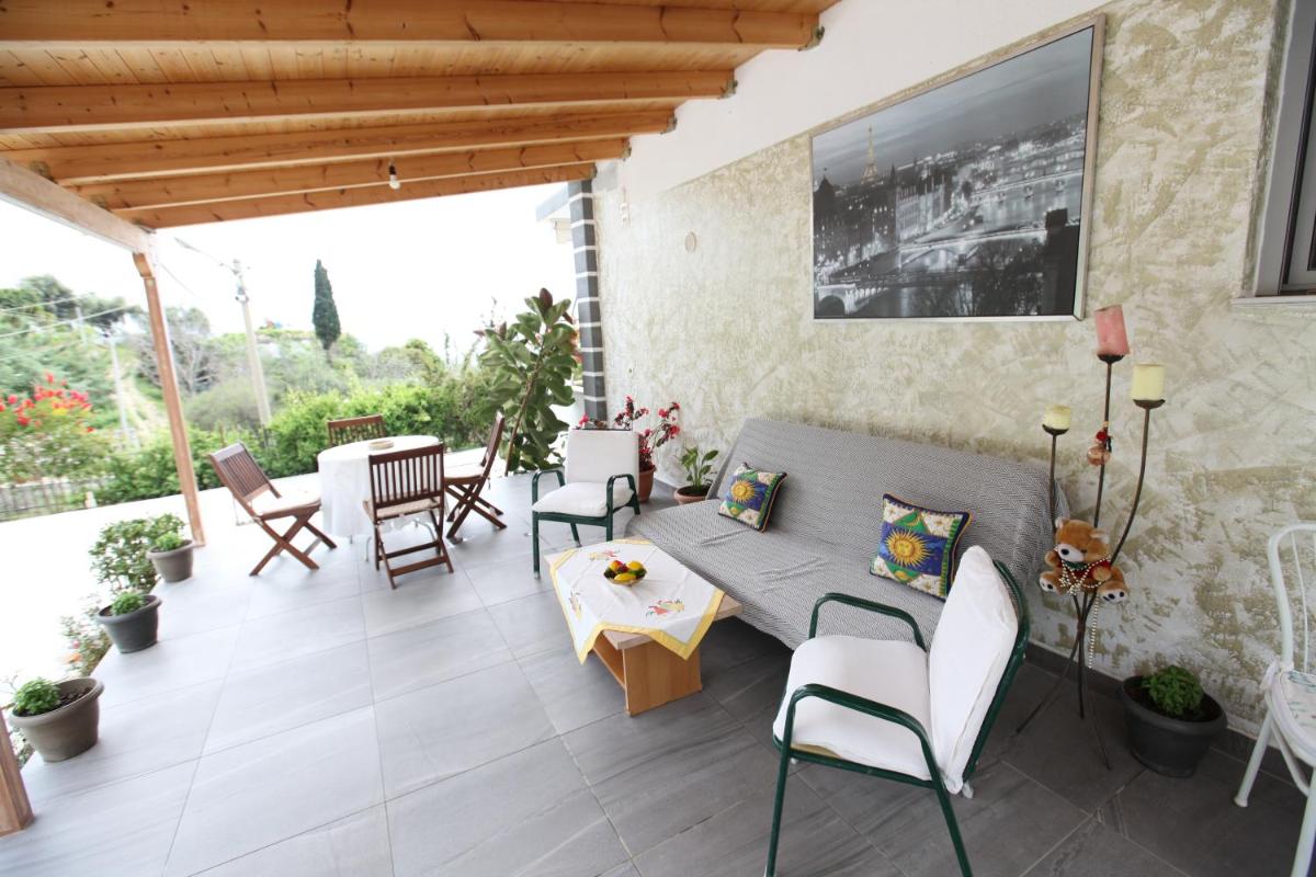 outdoor BBQ area