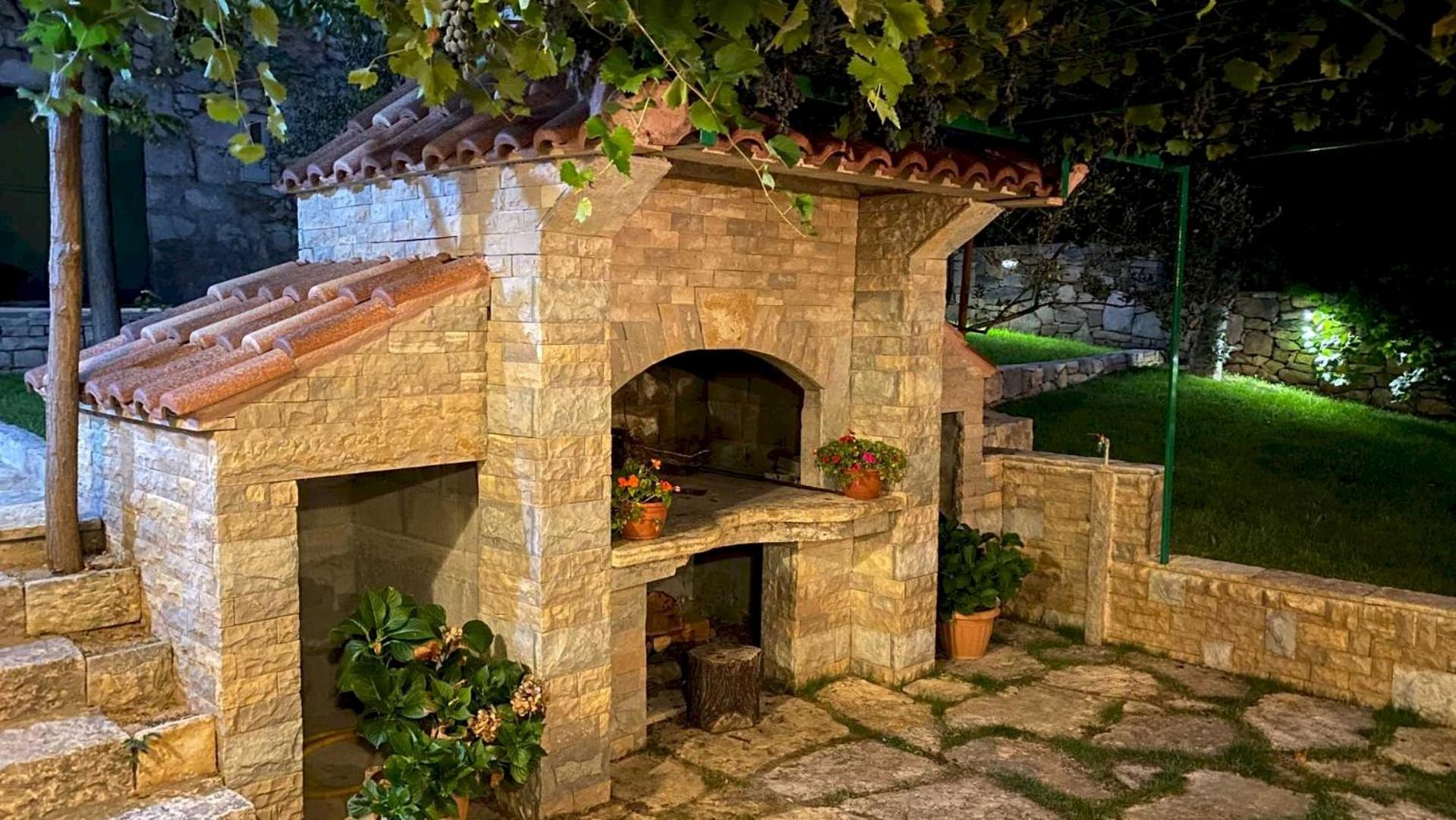 Stone Holiday Homes Stankovci with pool and Mediterranean gardens view 2