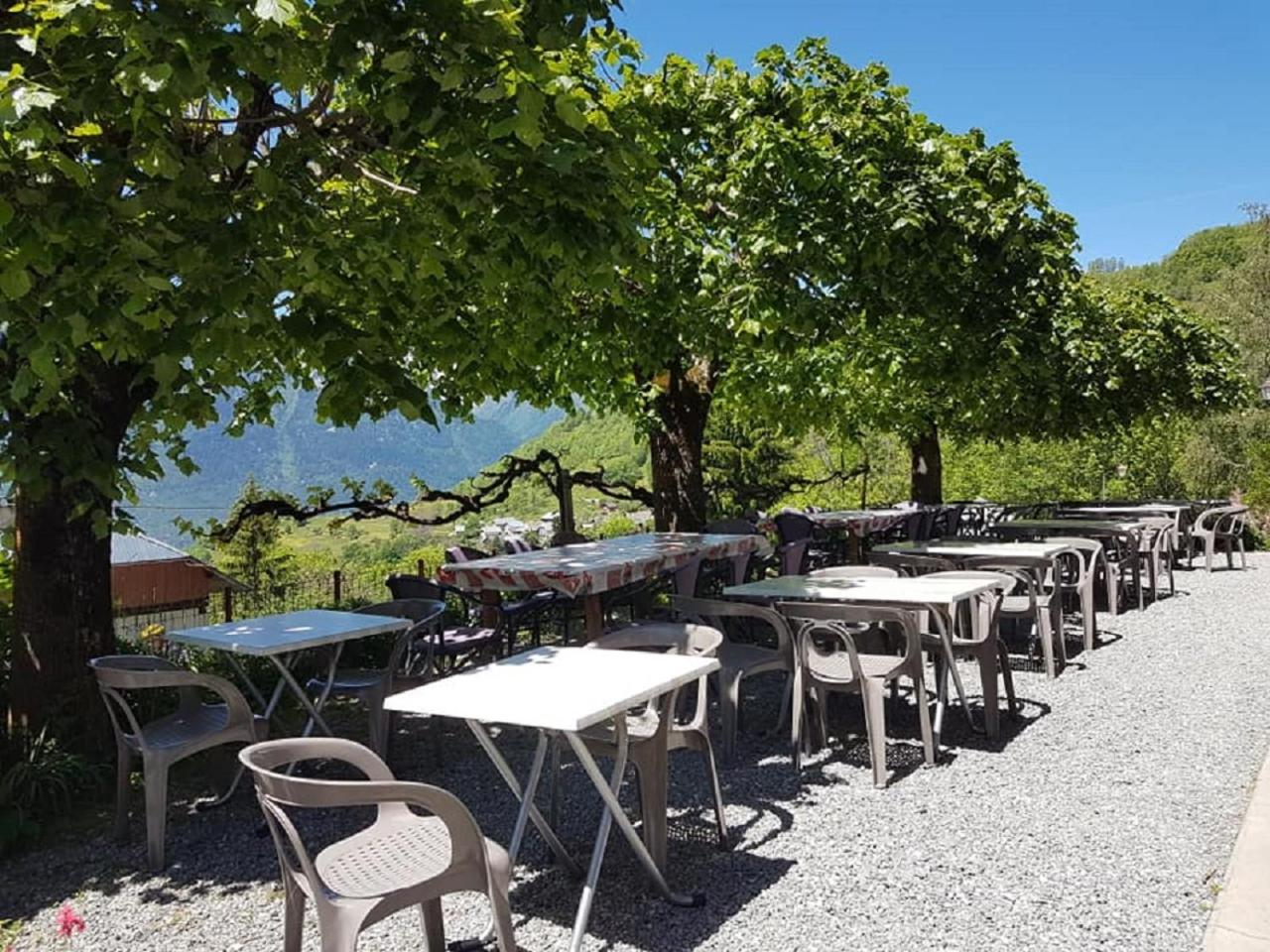 outdoor BBQ area