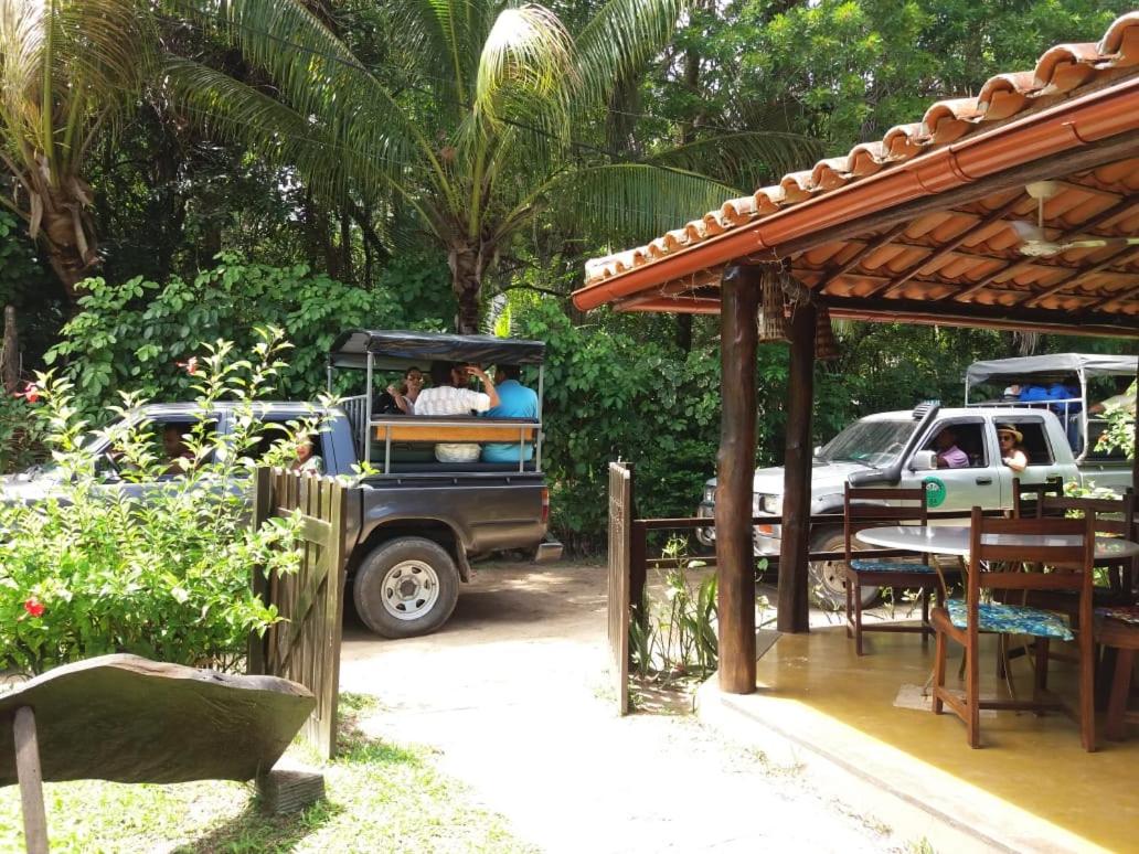 outdoor BBQ area