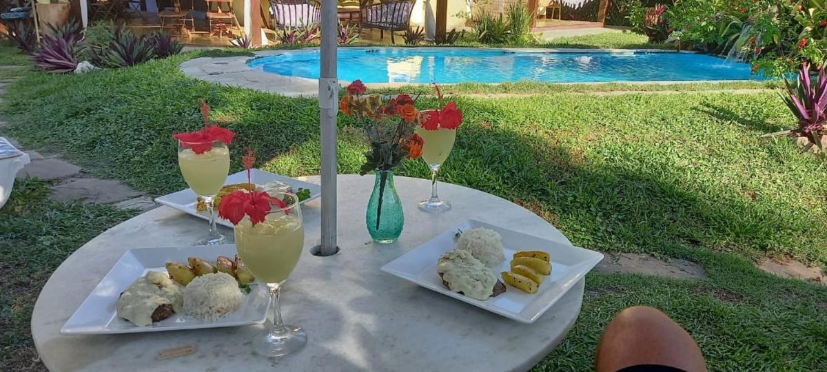 outdoor BBQ area