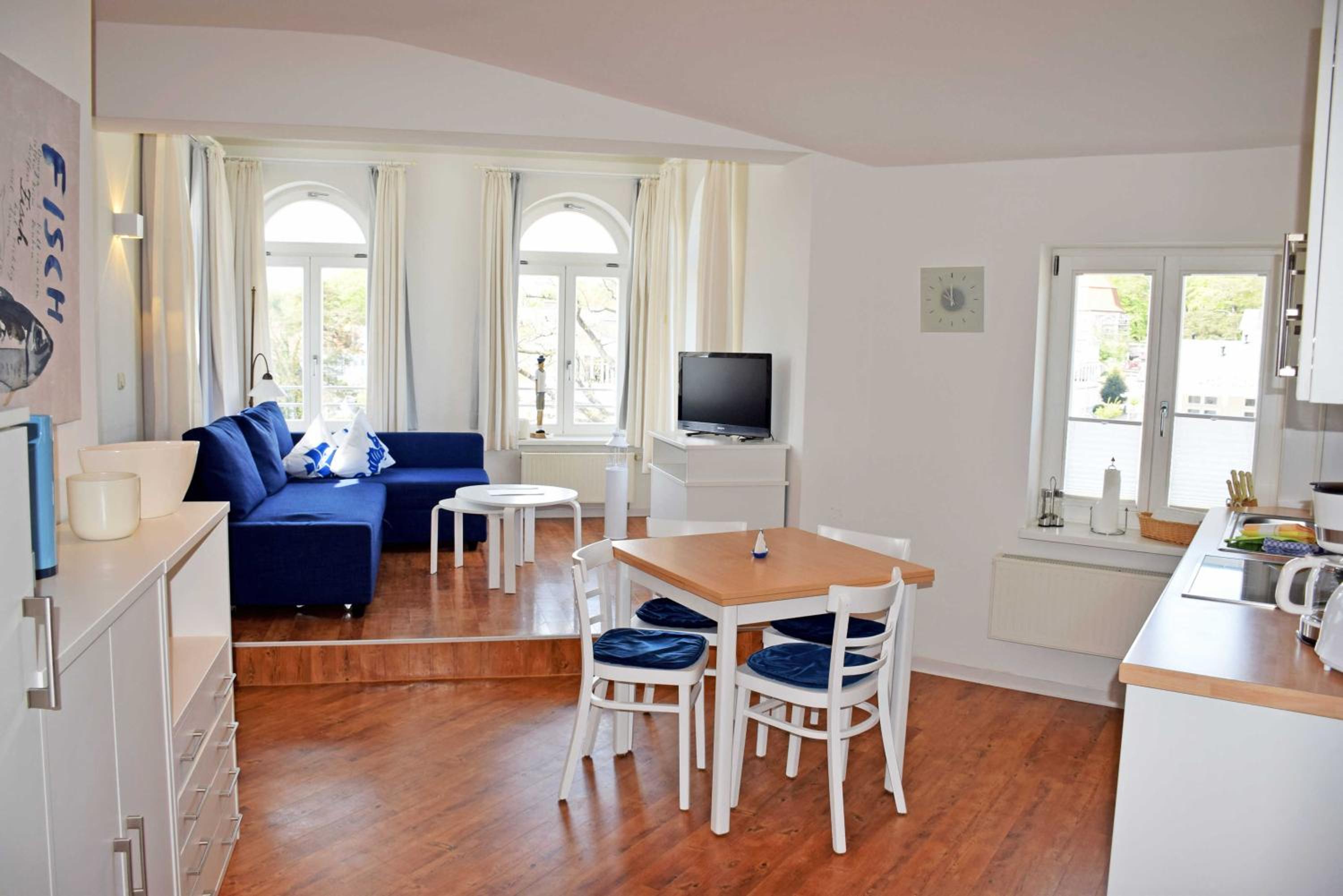 Fewo 20 mit Strandkorb und Balkon