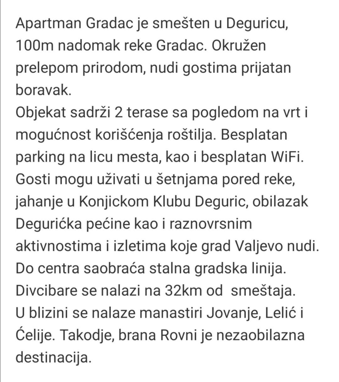 Apartman Gradac Deguric view 2