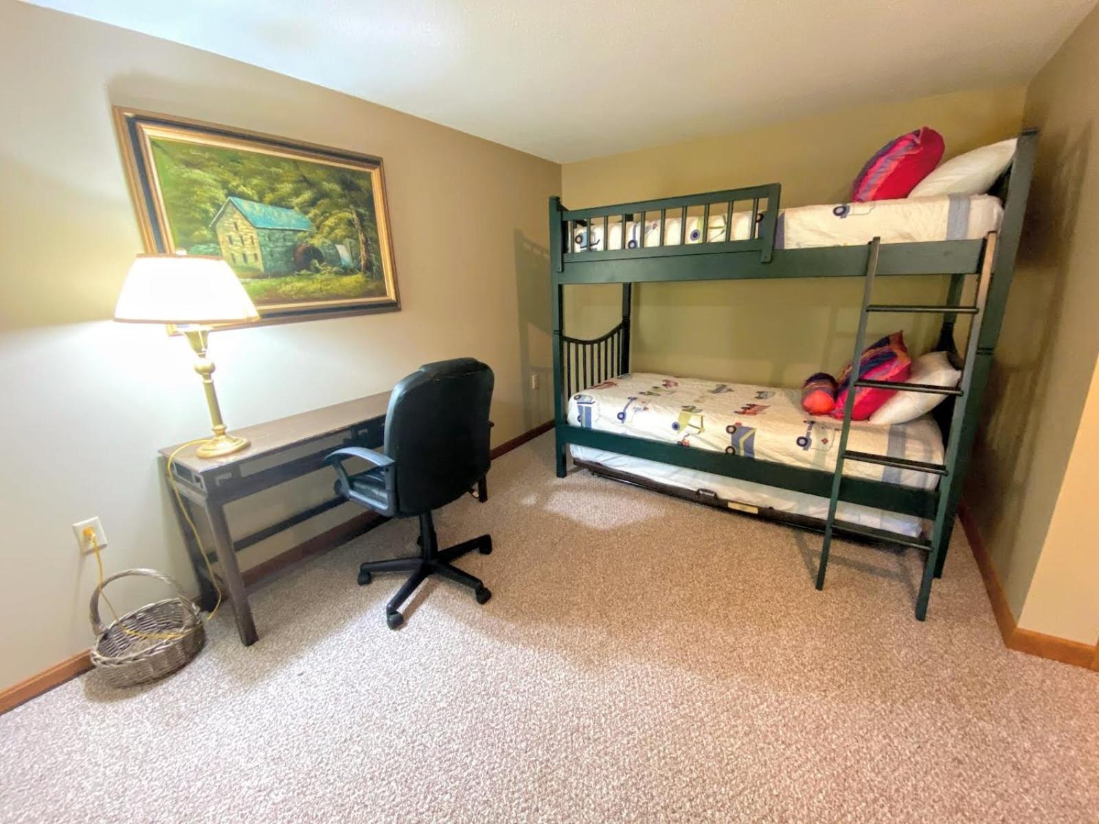 W1 Cozy and comfortable Bretton Woods condo with ski slope views fireplace view 5