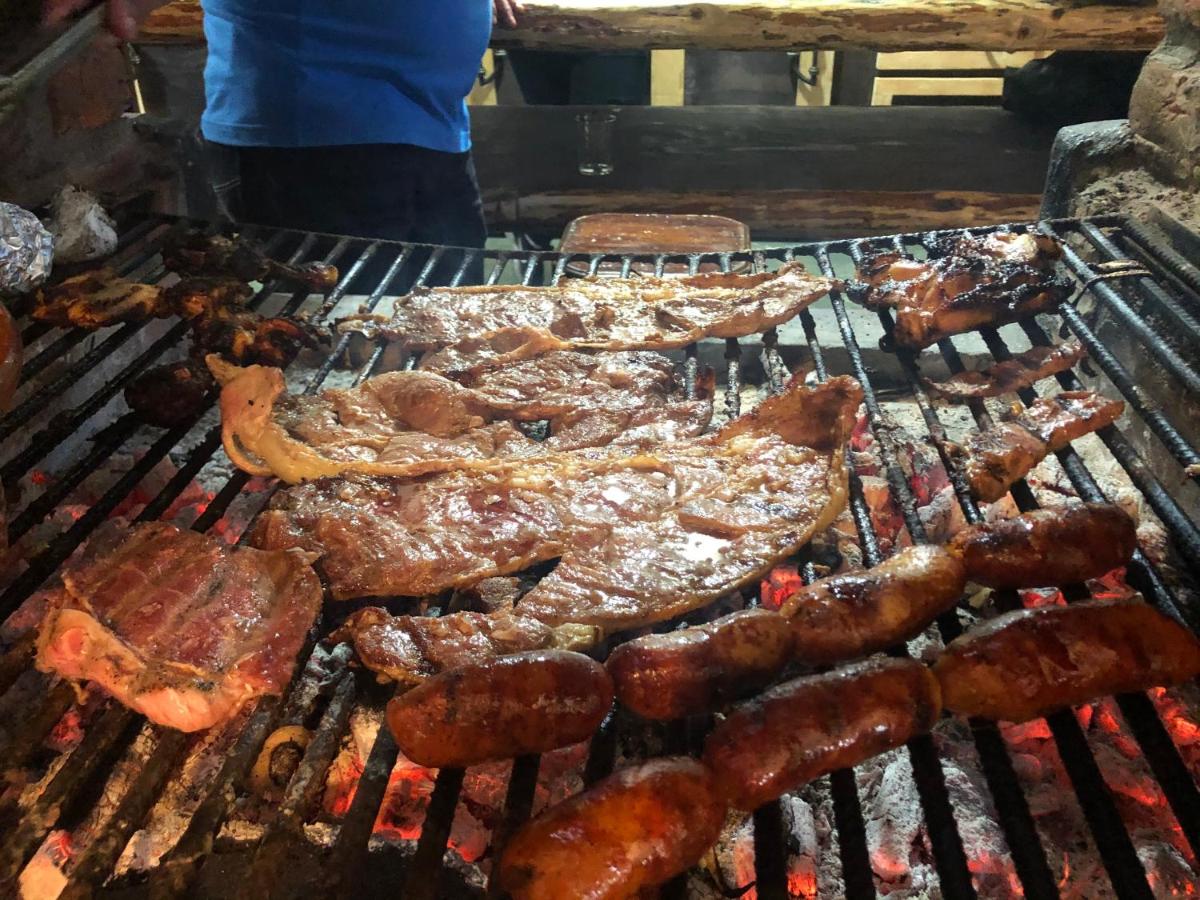 outdoor BBQ area