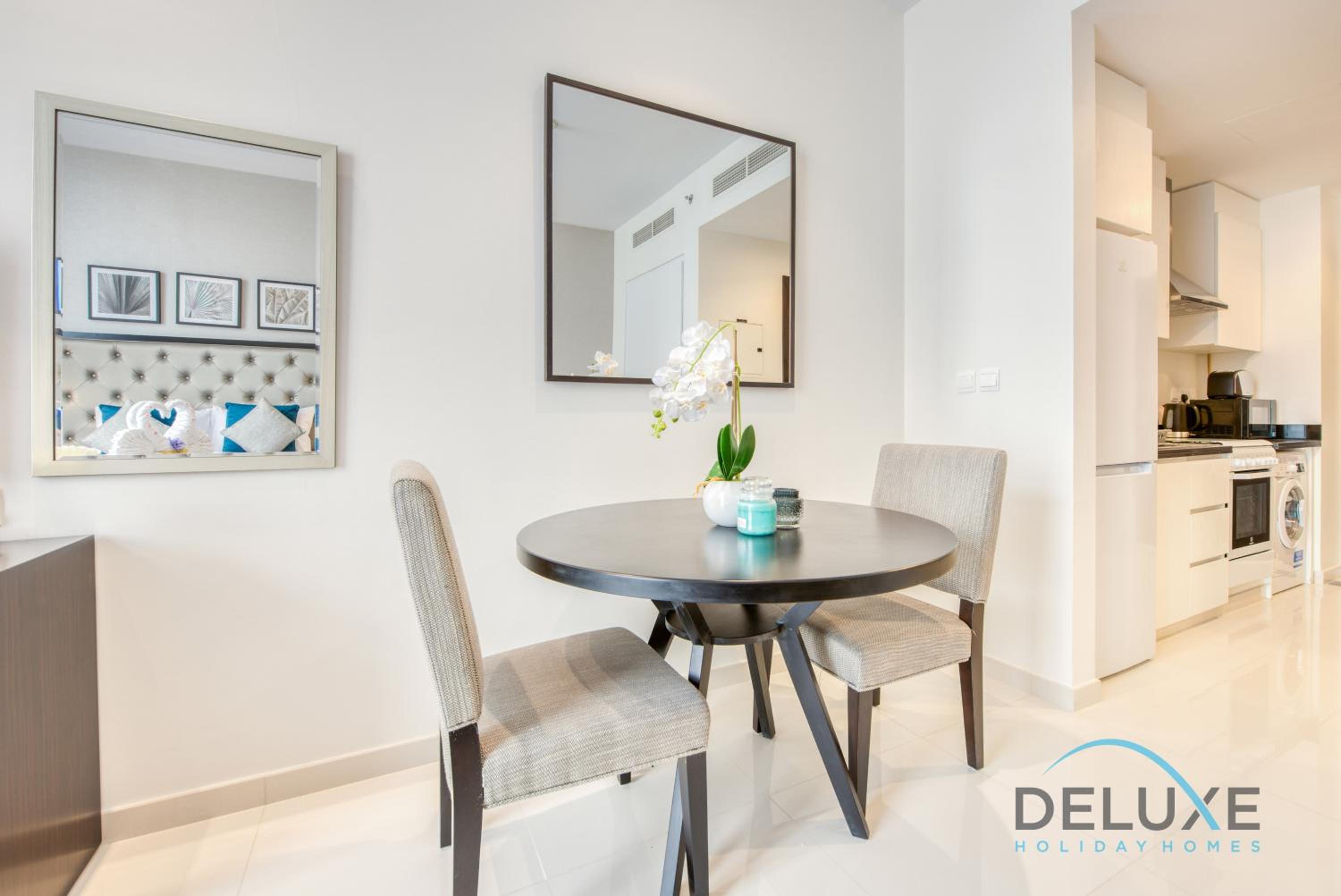 Calm Studio in Damac Celestia A Dubai South by Deluxe Holiday Homes