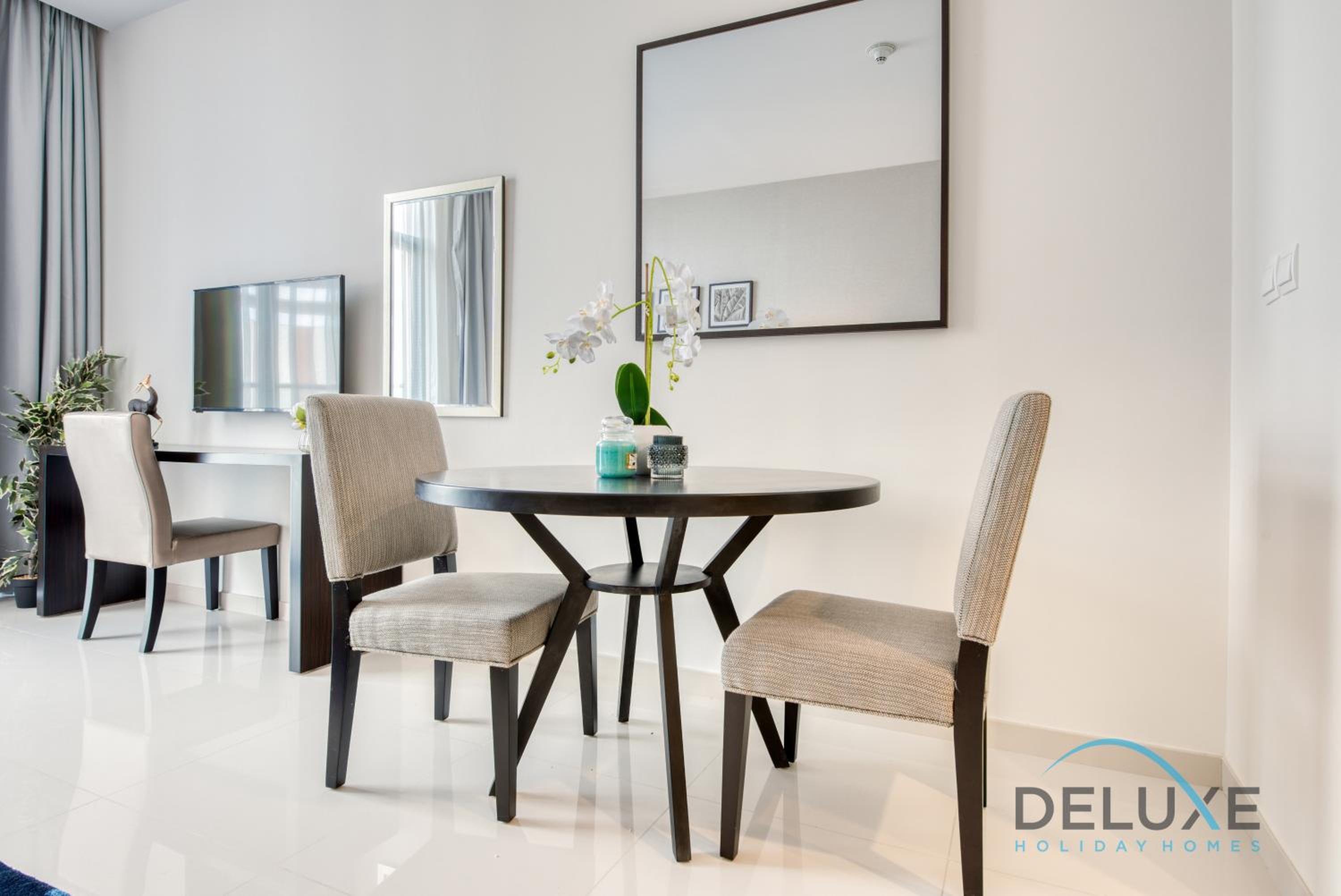 Calm Studio in Damac Celestia A Dubai South by Deluxe Holiday Homes