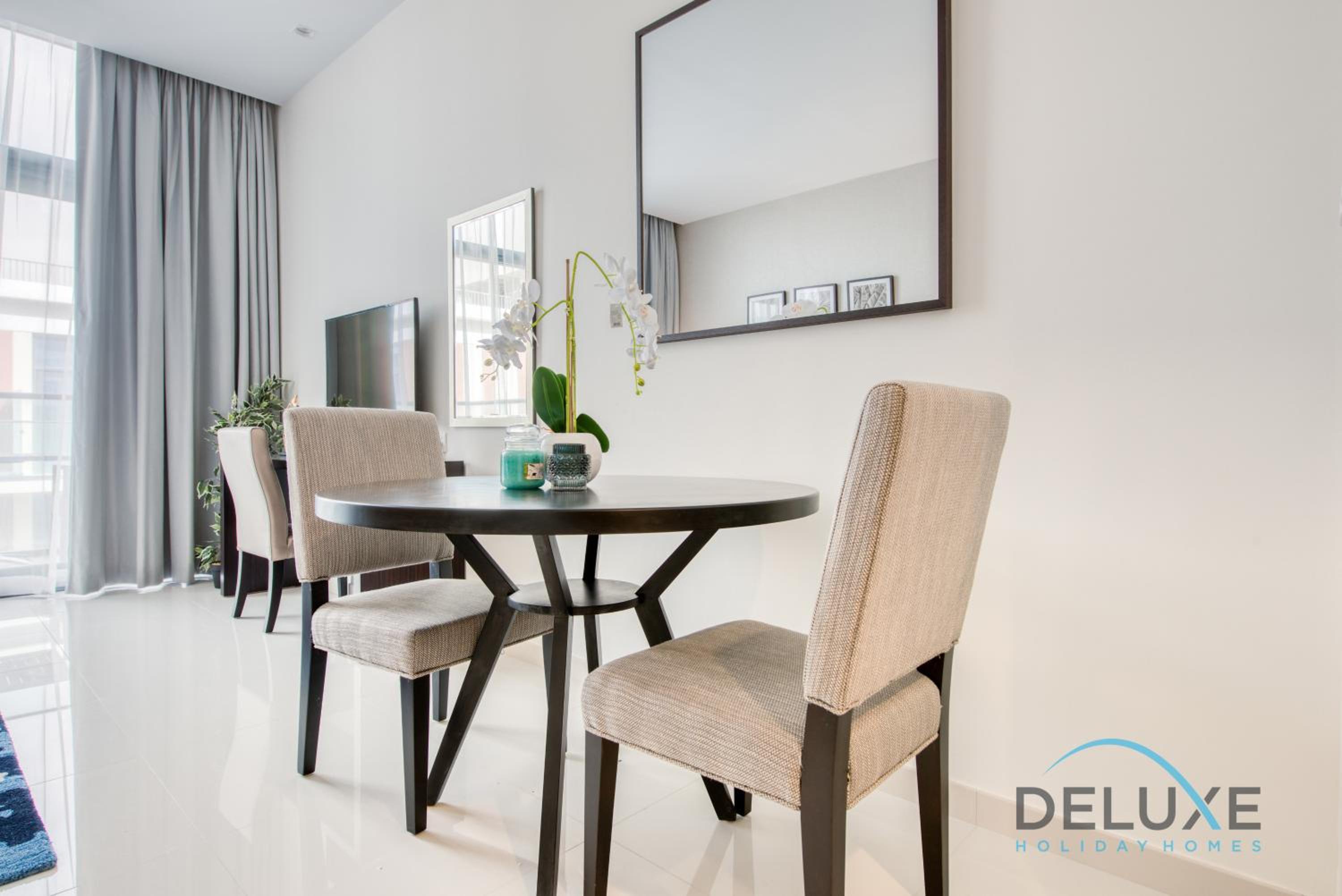Calm Studio in Damac Celestia A Dubai South by Deluxe Holiday Homes