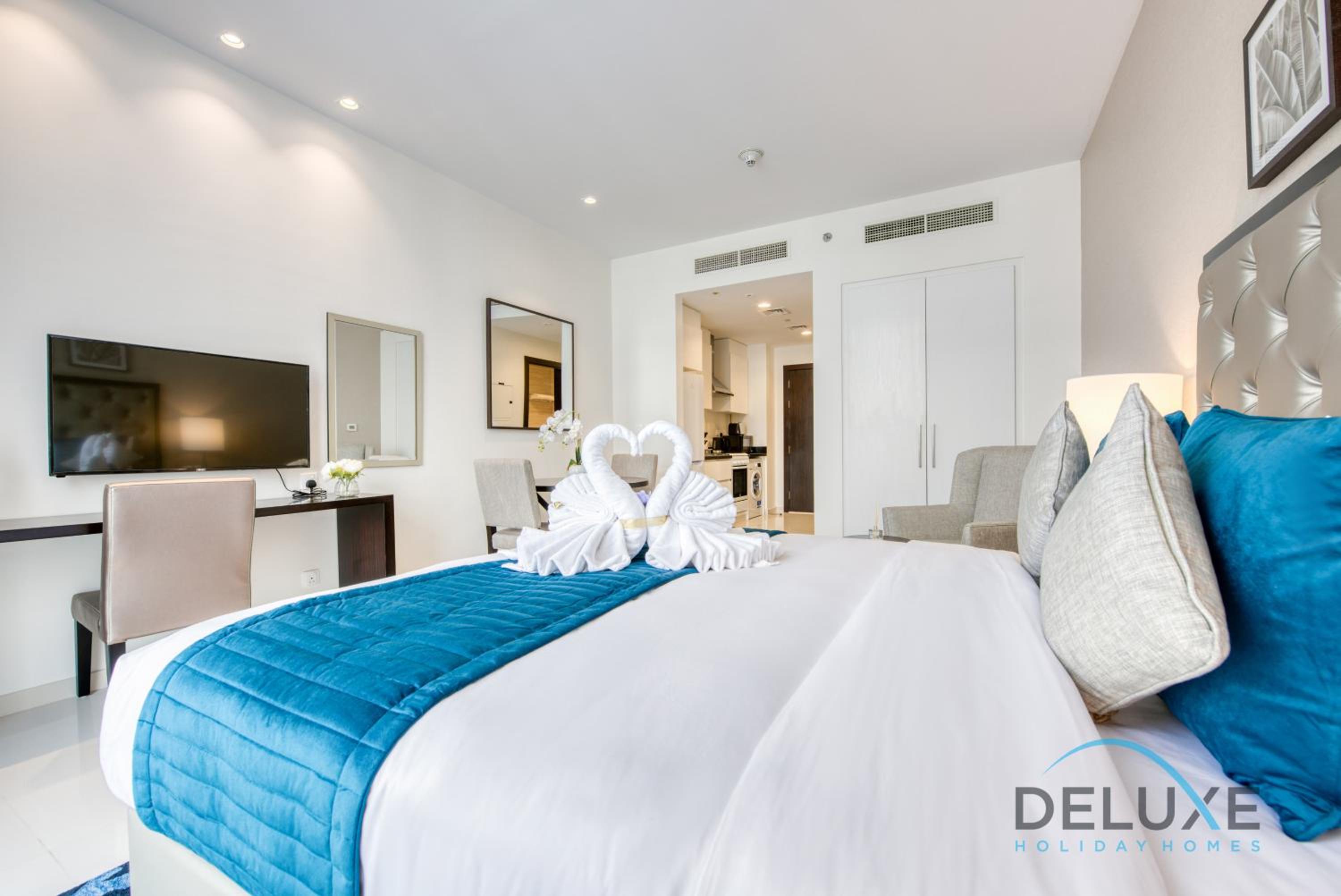 Calm Studio in Damac Celestia A Dubai South by Deluxe Holiday Homes