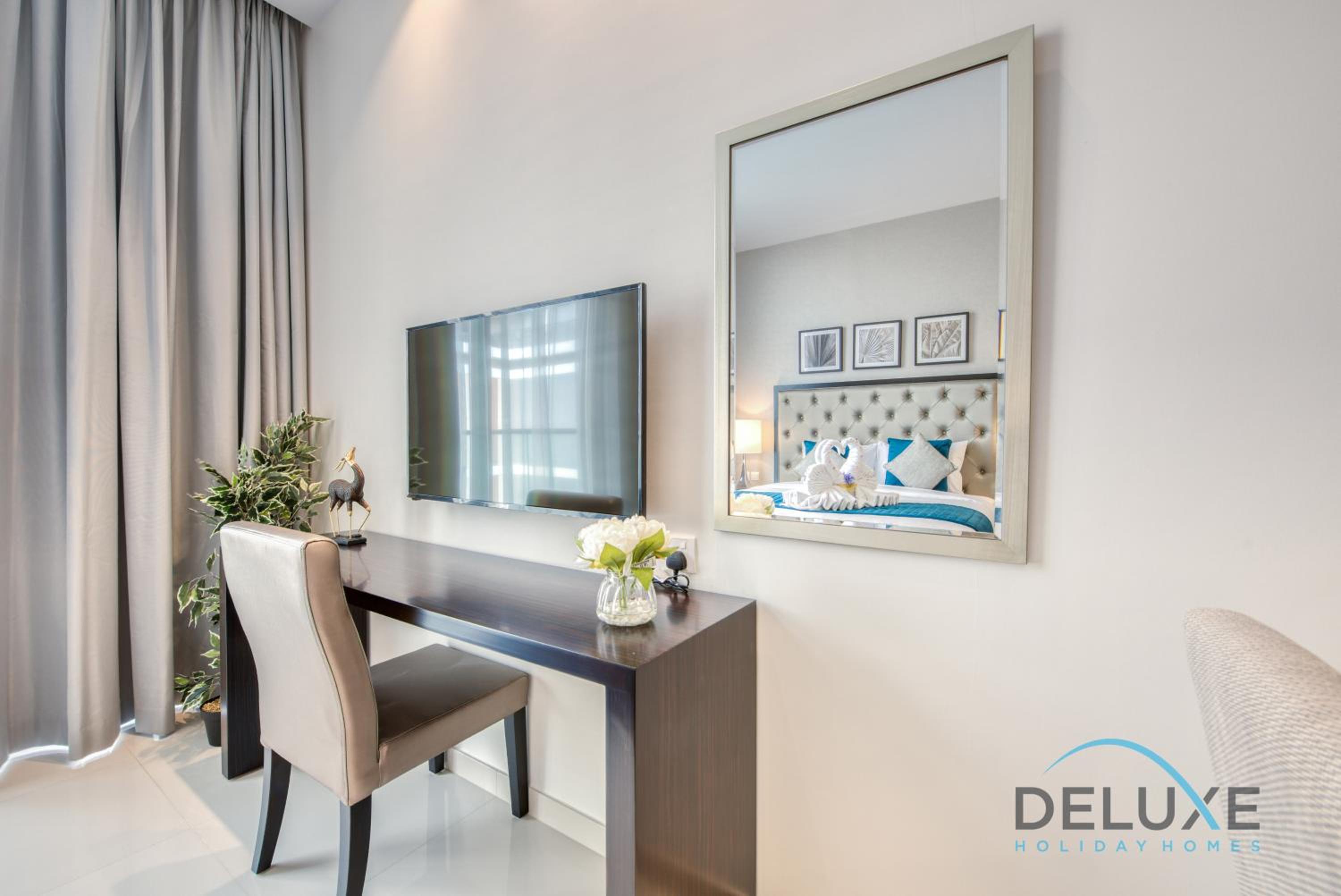 Calm Studio in Damac Celestia A Dubai South by Deluxe Holiday Homes