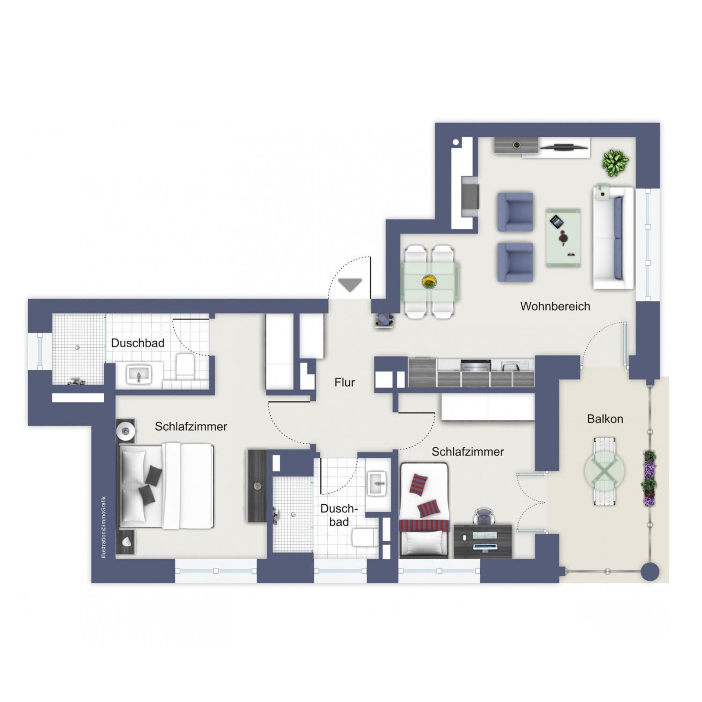 Villa Rheingold - Lohengrin Wohnung 2