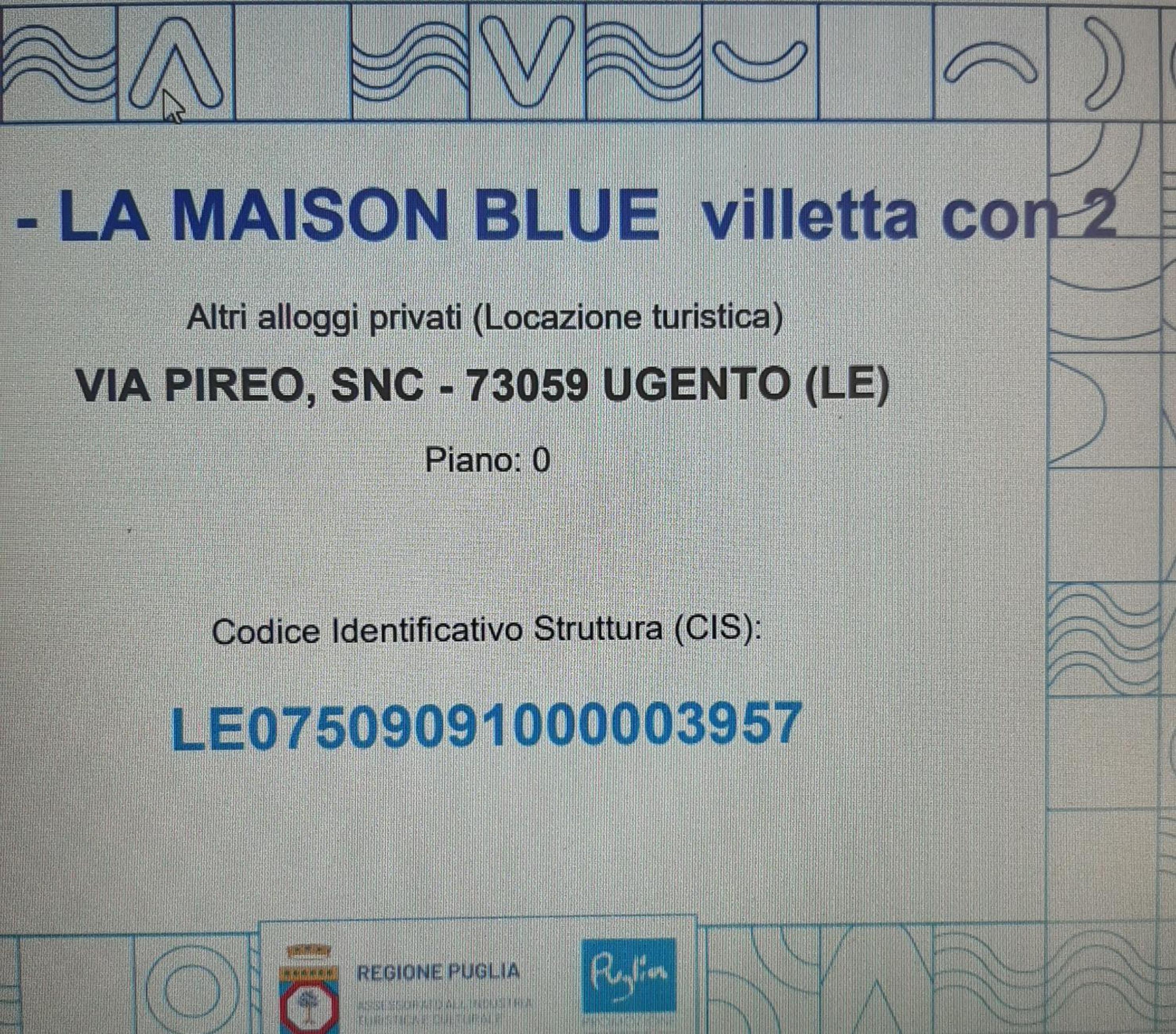 La Maison Blue a 100 mt dal mare - holiday2pet,com -