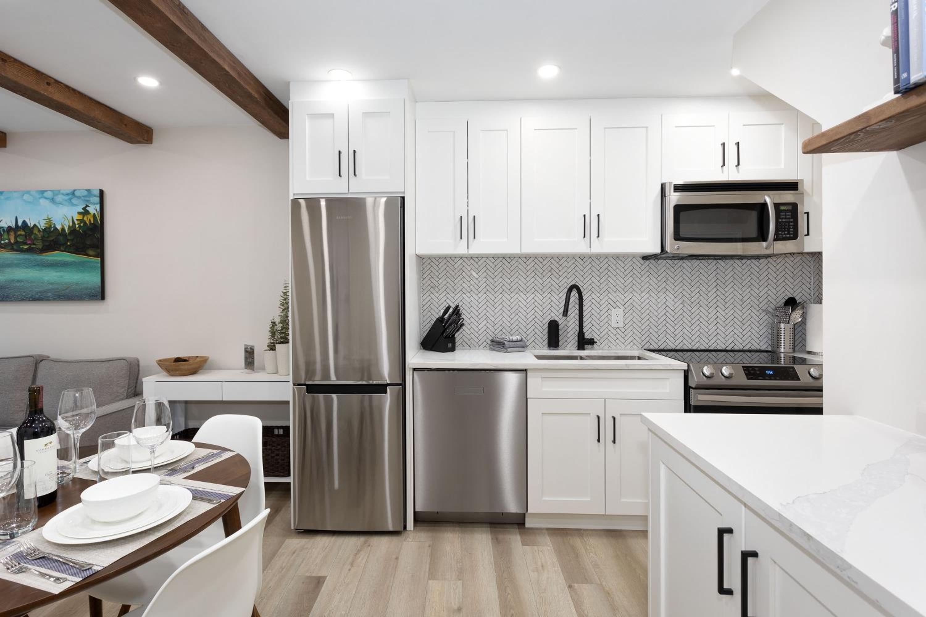 Freshly Reno'd Village Condo with Private Hot Tub view 2