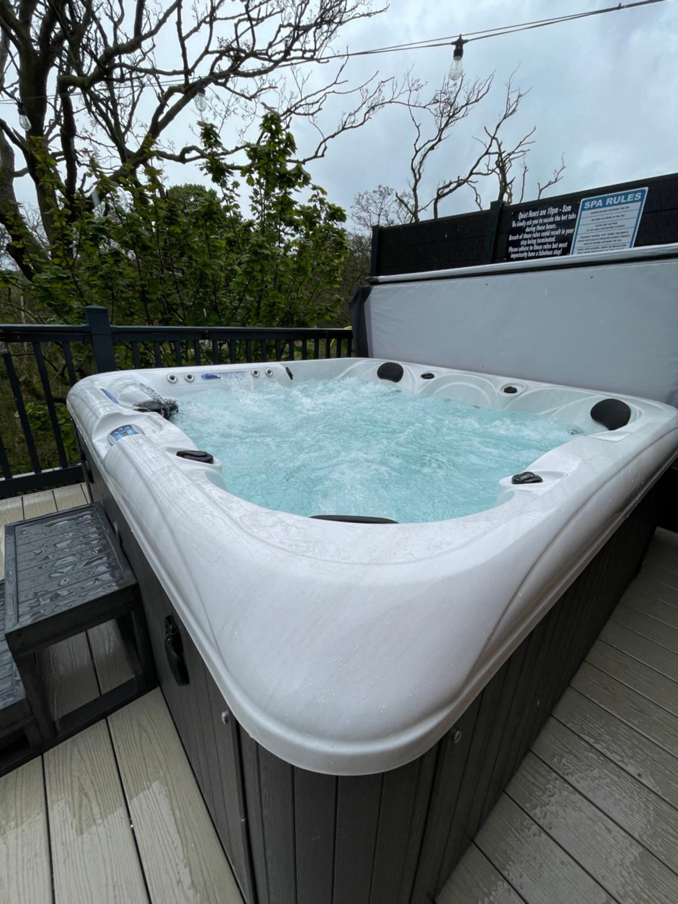 Boggy Creek - lodge with hot tub view 4