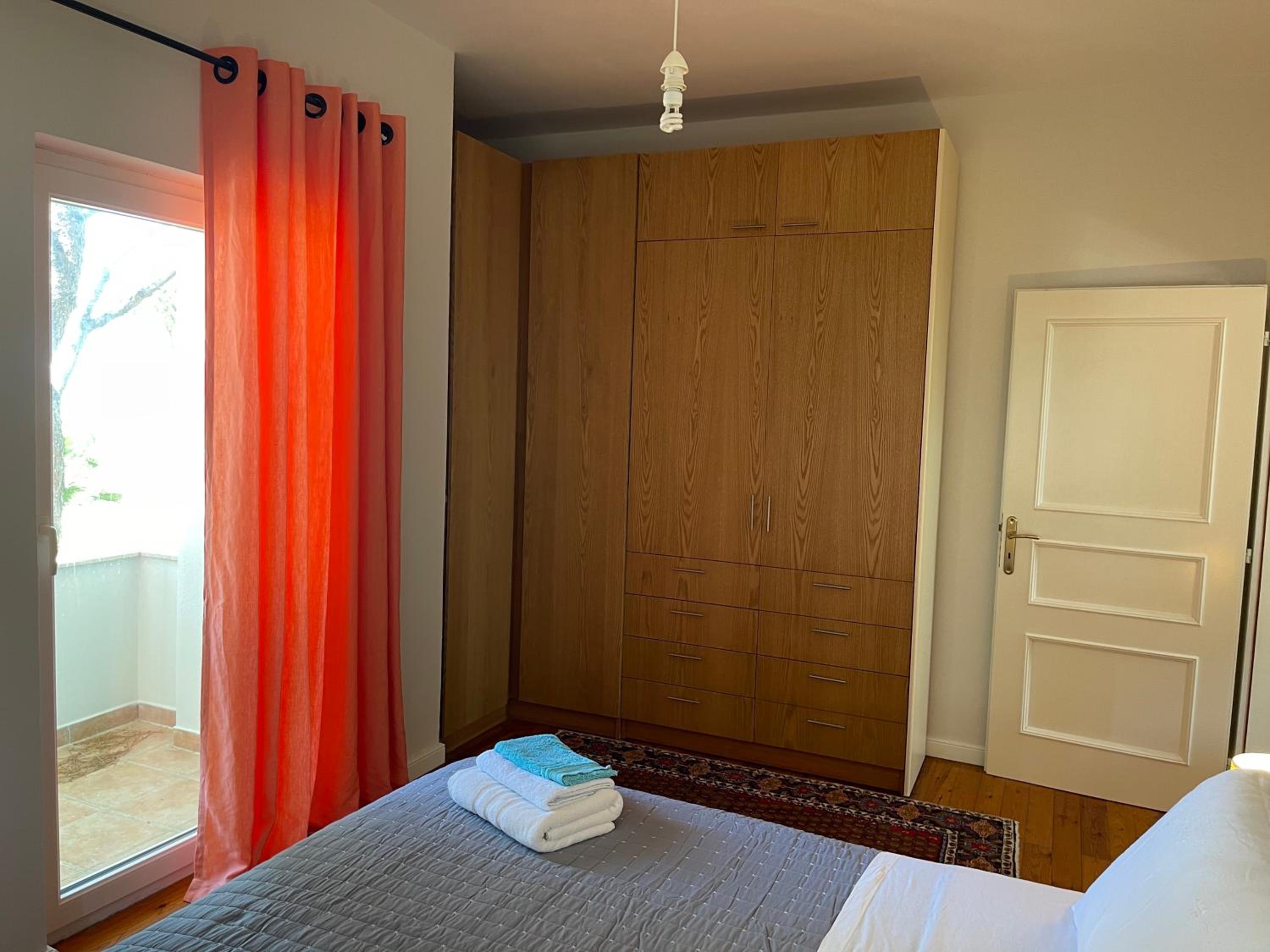 Beachfront villa in Qerret beach with a private pool