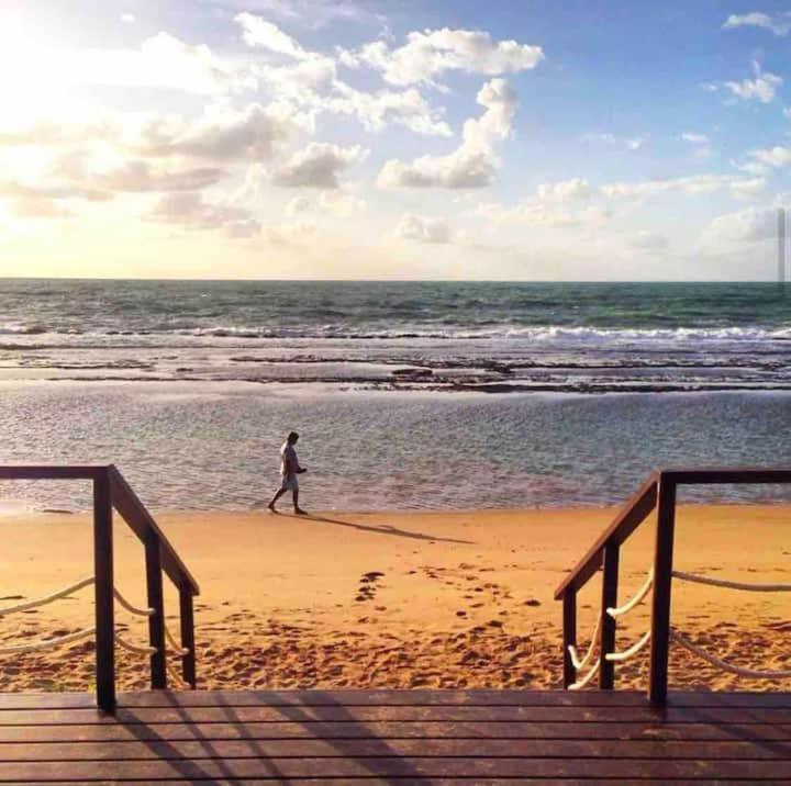 Bangalô beira-mar do Marulhos Resort em Muro Alto